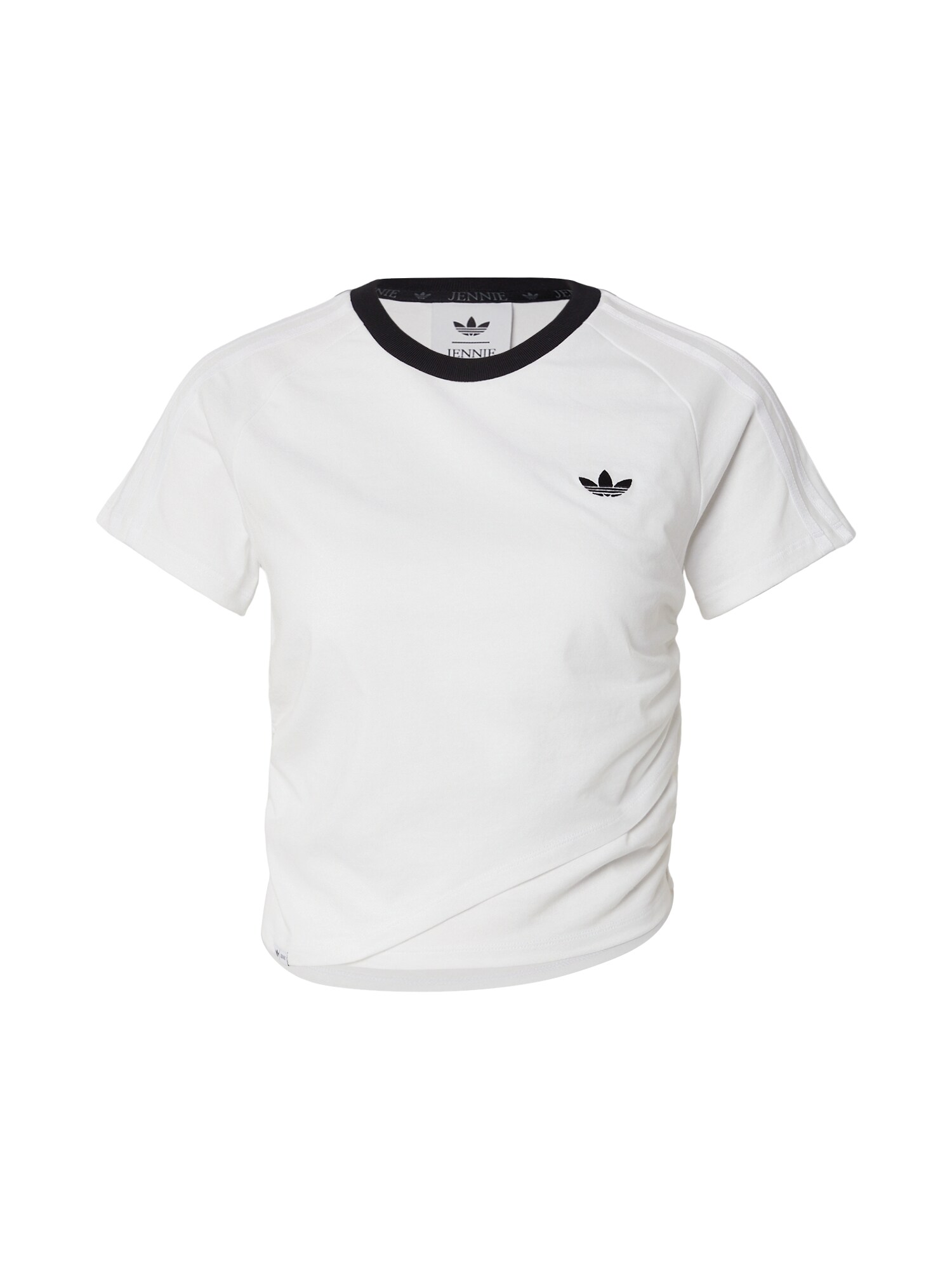 ADIDAS ORIGINALS Tricou LAYER negru / alb