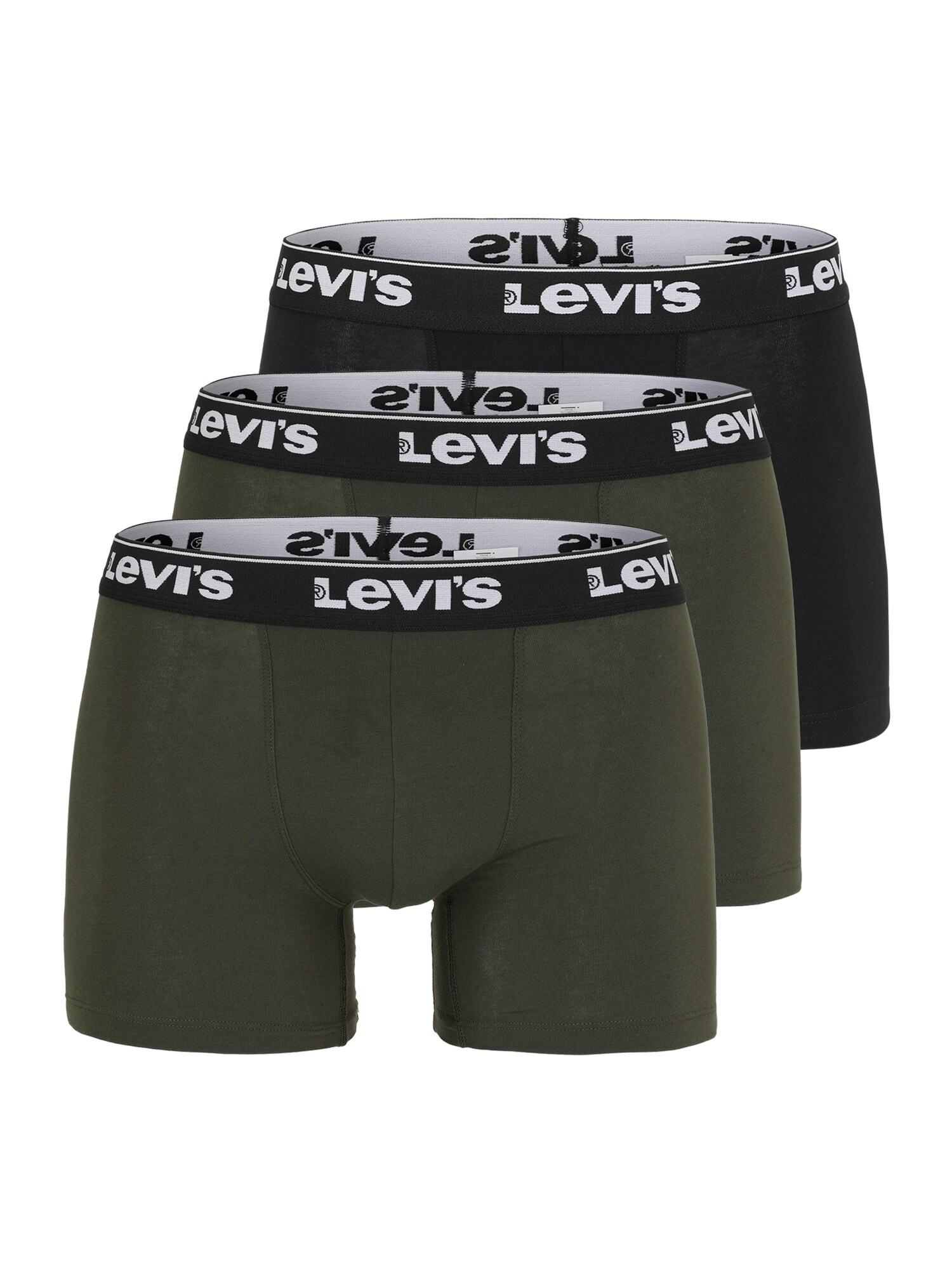 LEVIS ® Boxeri  kaki / negru / alb
