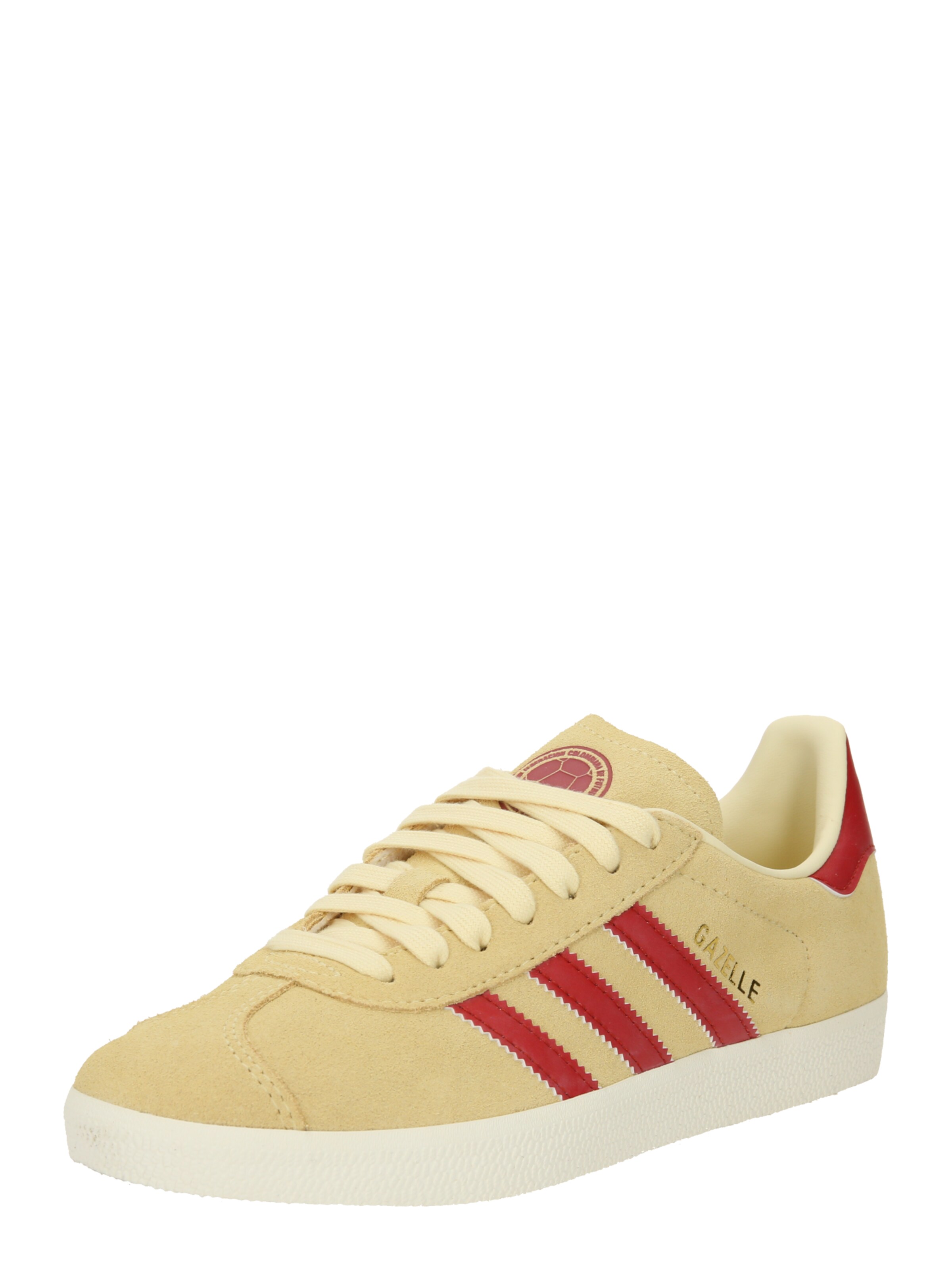 ADIDAS ORIGINALS Niske tenisice 'GAZELLE'  svijetložuta / zlatna / crvena