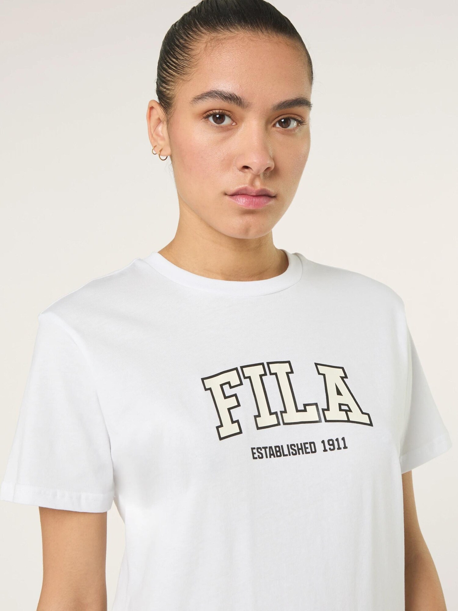 FILA Camiseta 'RIFREDI regular graphic t-shirt'  blanco – imagen 4