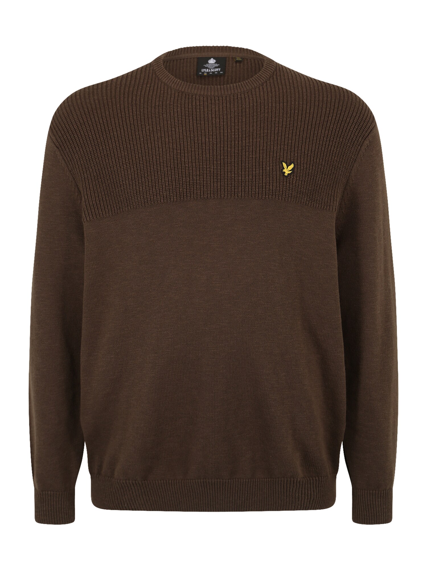 Lyle & Scott Big&Tall Pullover  castanho / amarelo