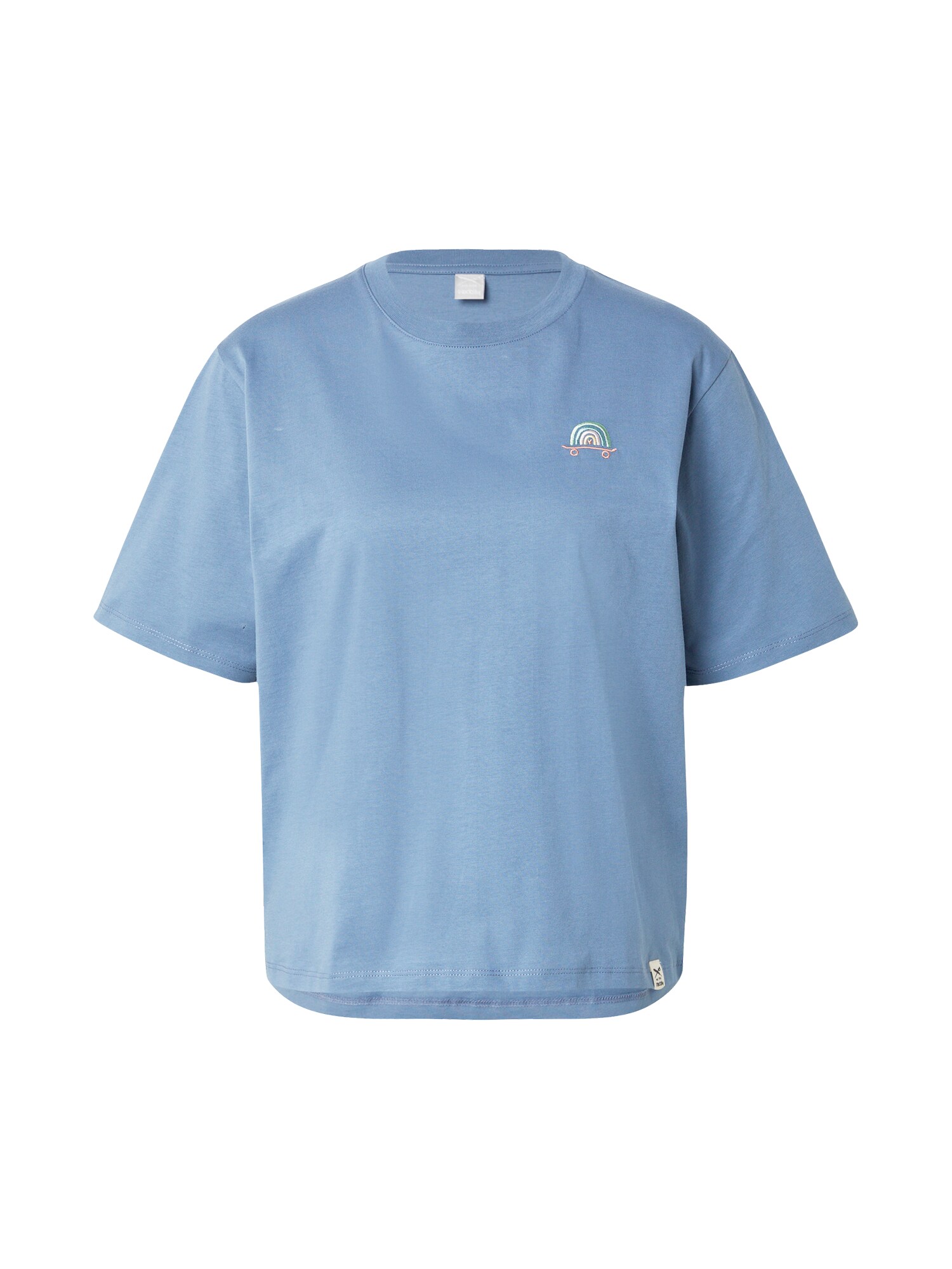 Iriedaily Camiseta 'Skate Heart' azul real / menta / albaricique / altrosa