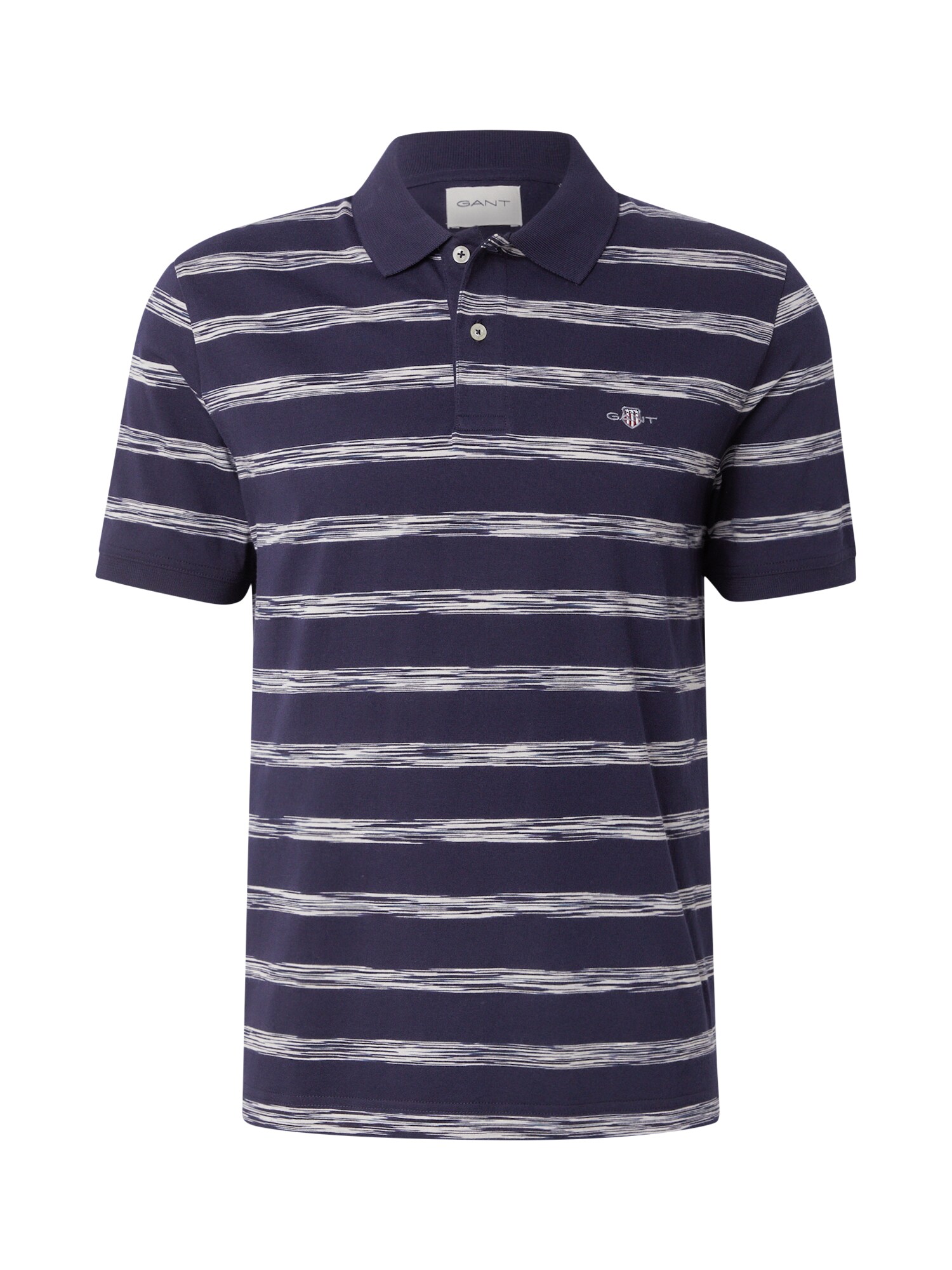 GANT Tricou  albastru închis / alb
