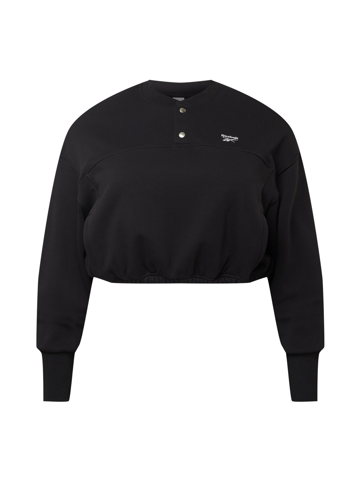 Reebok Mikina  čierna / biela