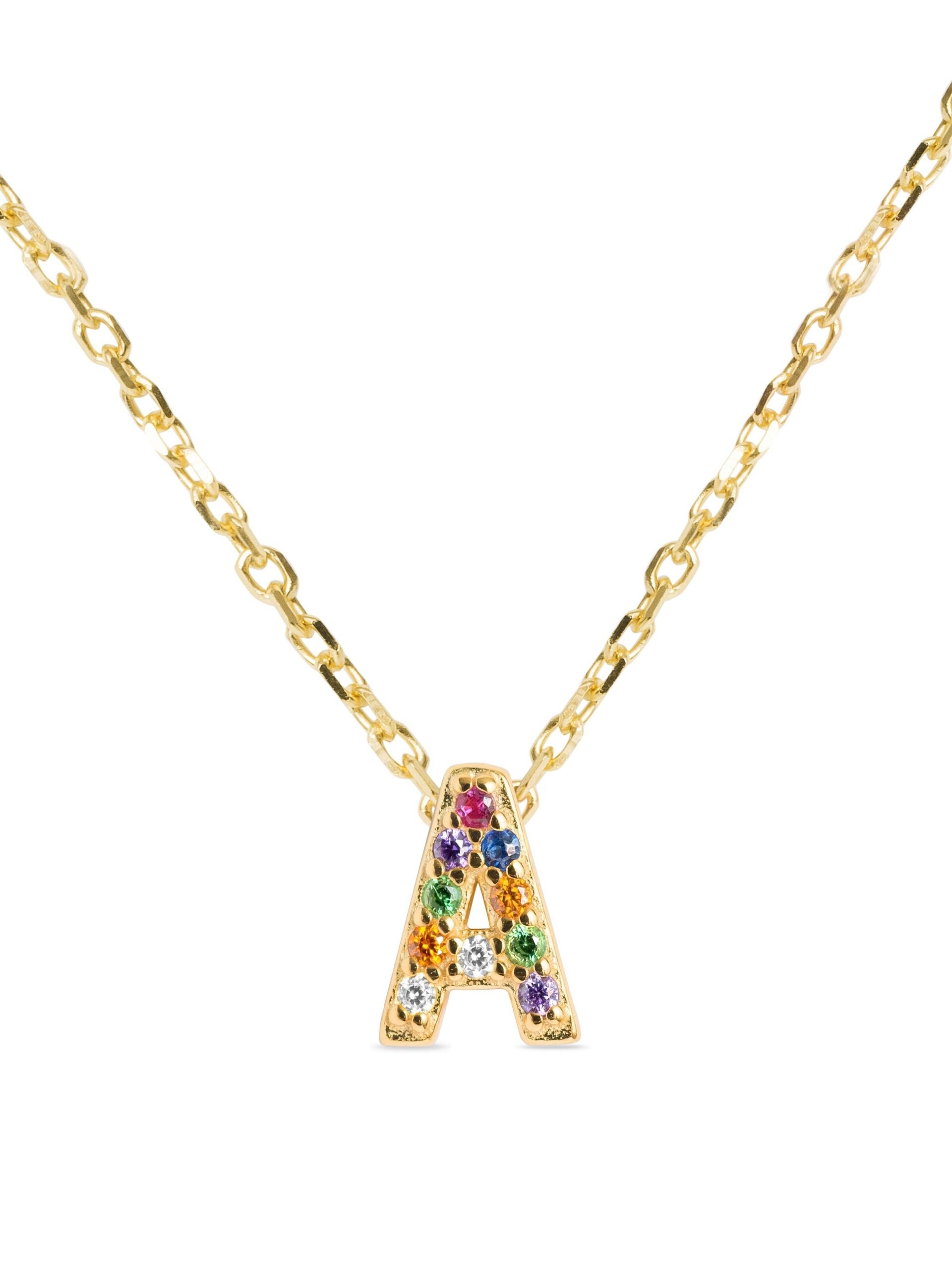 Luxenter Halsband 'Alphabet' guld dam