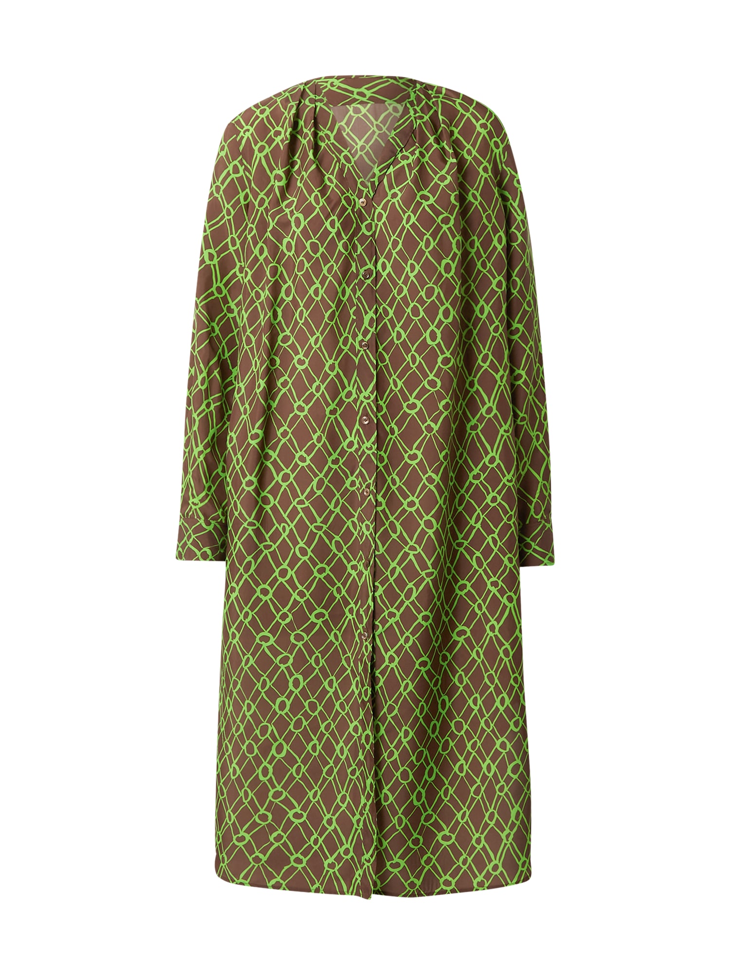JNBY Palaidinės tipo suknelė žalia / alyvuogių spalva