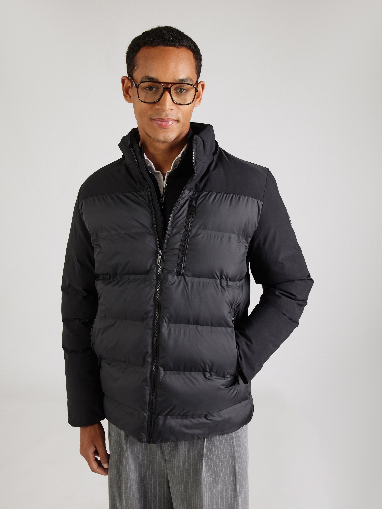 Karl Lagerfeld Chaqueta de invierno negro – imagen 5