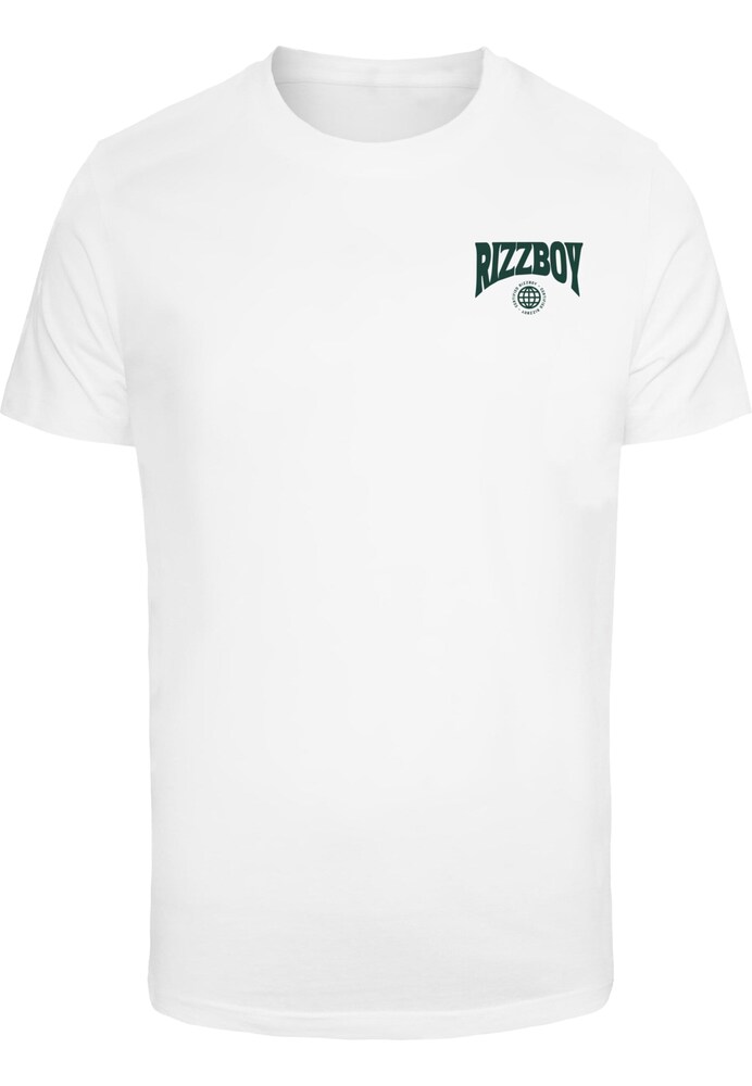 Mister Tee T-Shirt 'Rizzboy' Herren Größe XXL dunkelgrün / weiß
