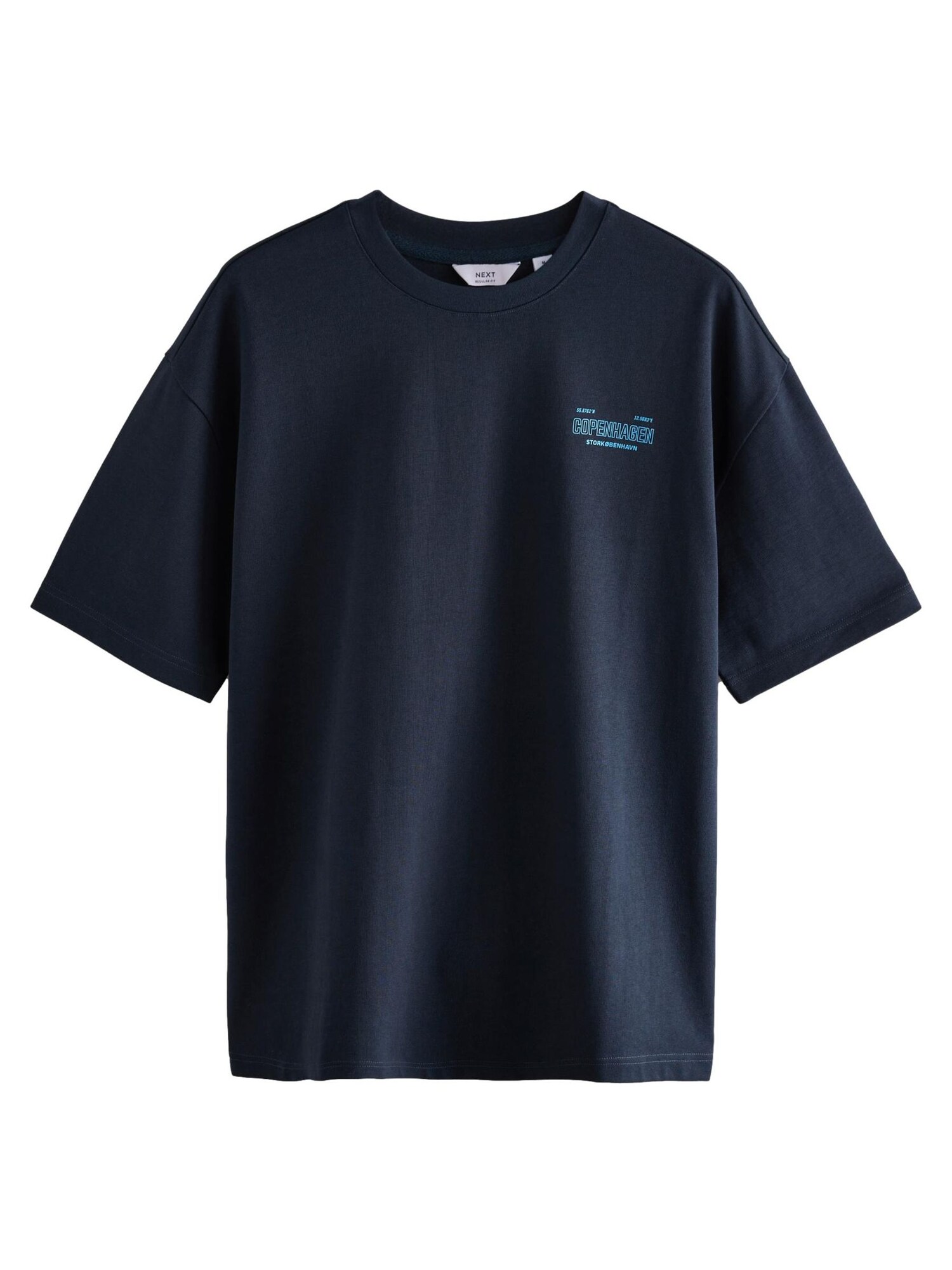 Next Tricou  bleumarin