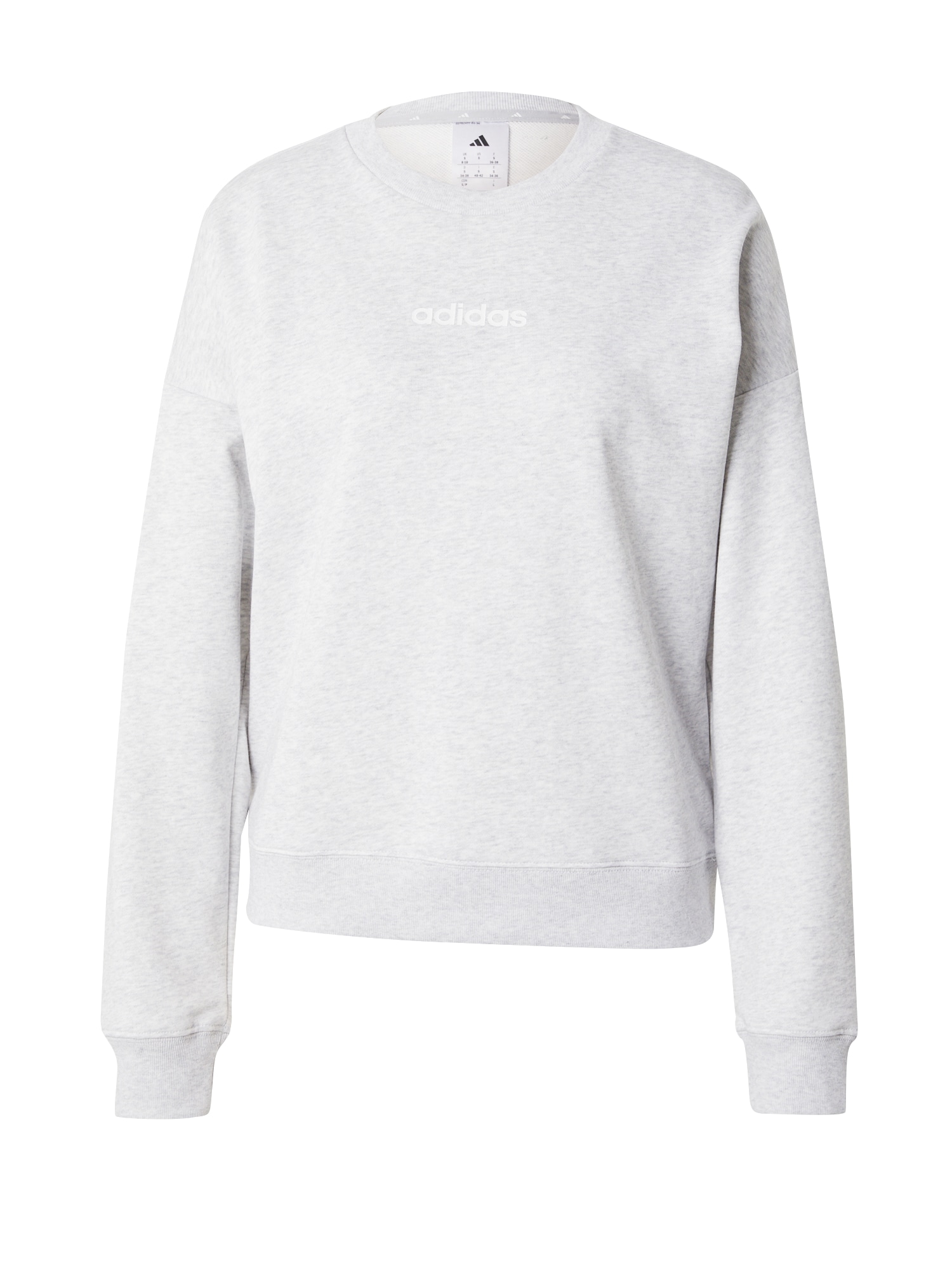 ADIDAS SPORTSWEAR Hanorac sport  gri deschis / alb