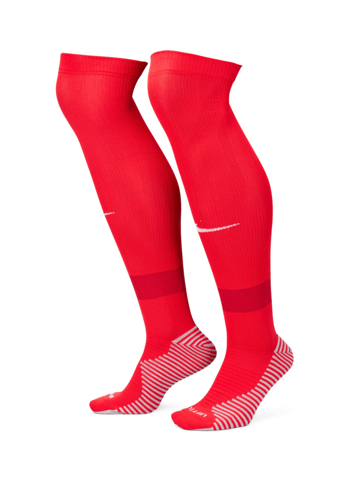 NIKE Jambiere  gri / roșu / alb