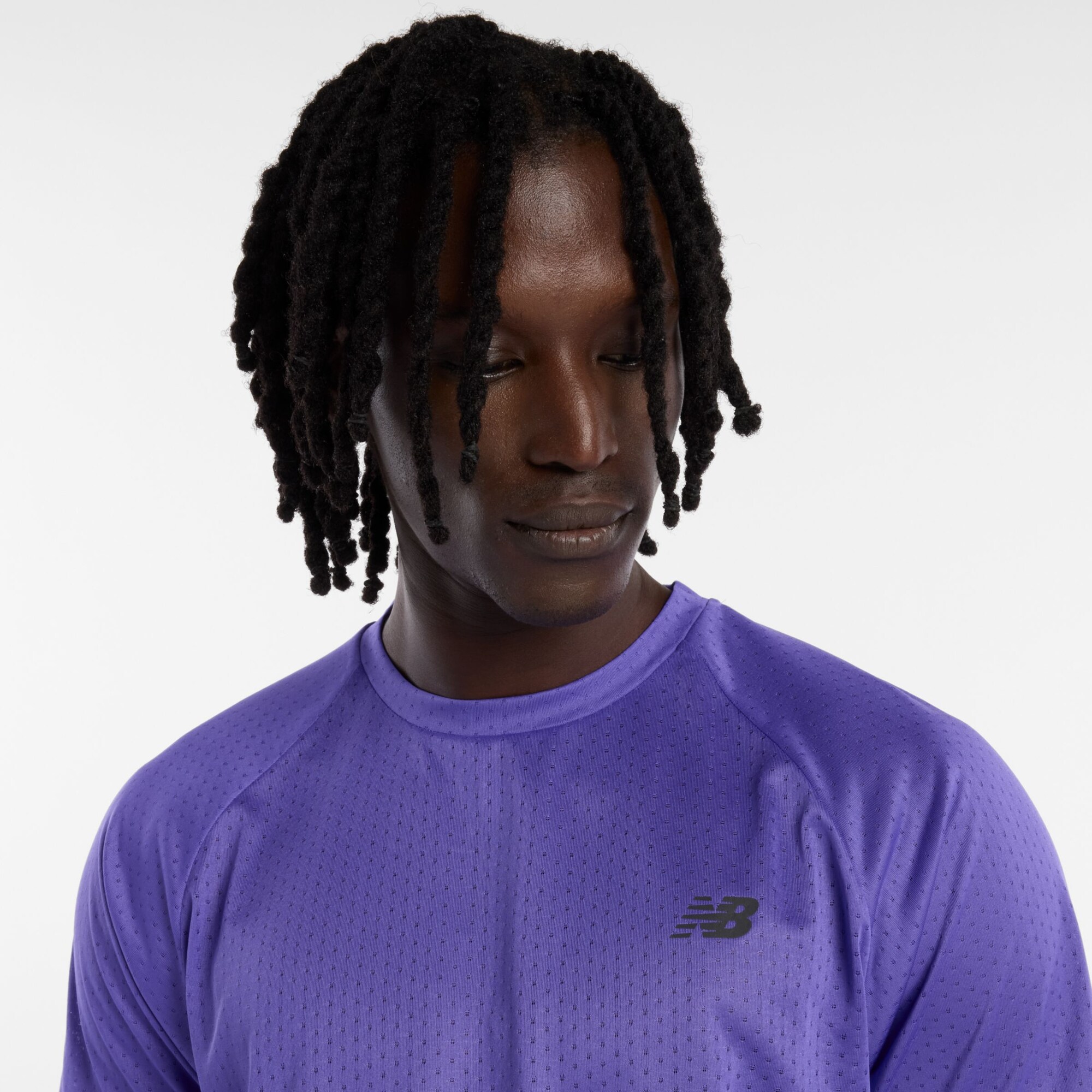 New balance Camiseta funcional 'Viz-Tech'  lila / lila claro – imagen 4