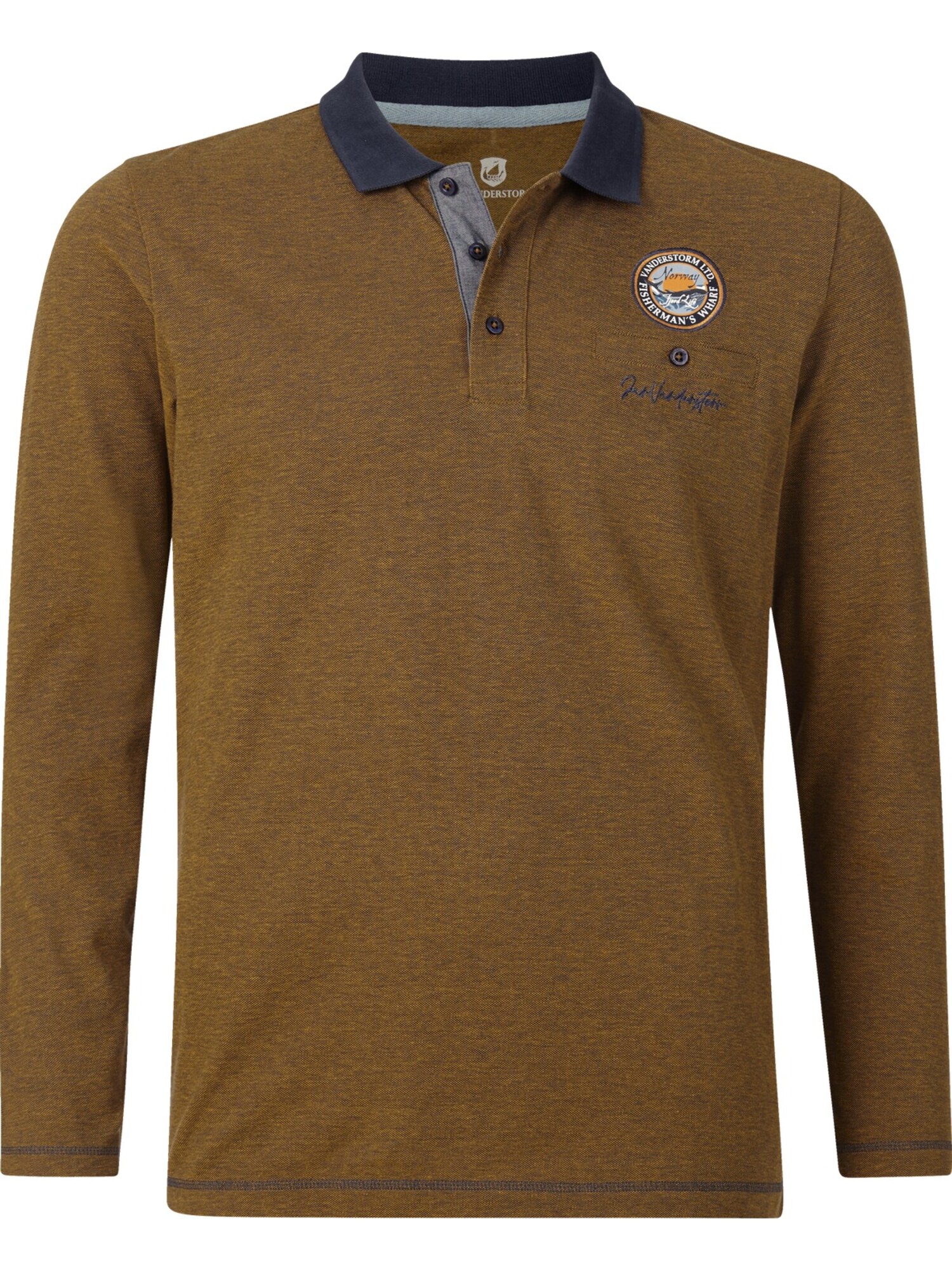 Thumbnail - Jan Vanderstorm Langarm-Poloshirt Juhani