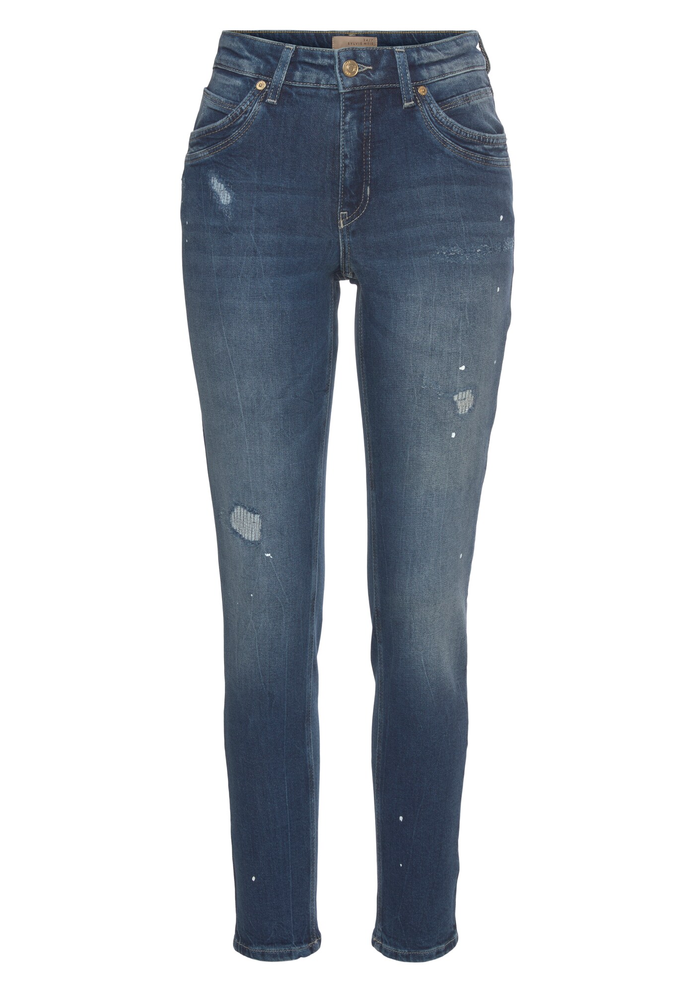 MAC Džínsy  modrá denim