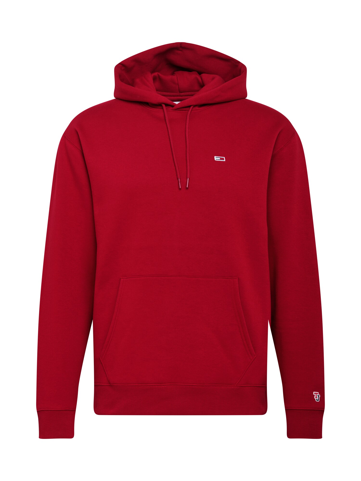 Tommy Jeans Megztinis be užsegimo  raudona / balta / tamsiai mėlyna