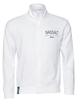 NASSAU Beach Club Sweatvest Aqua / Zwart / Wit