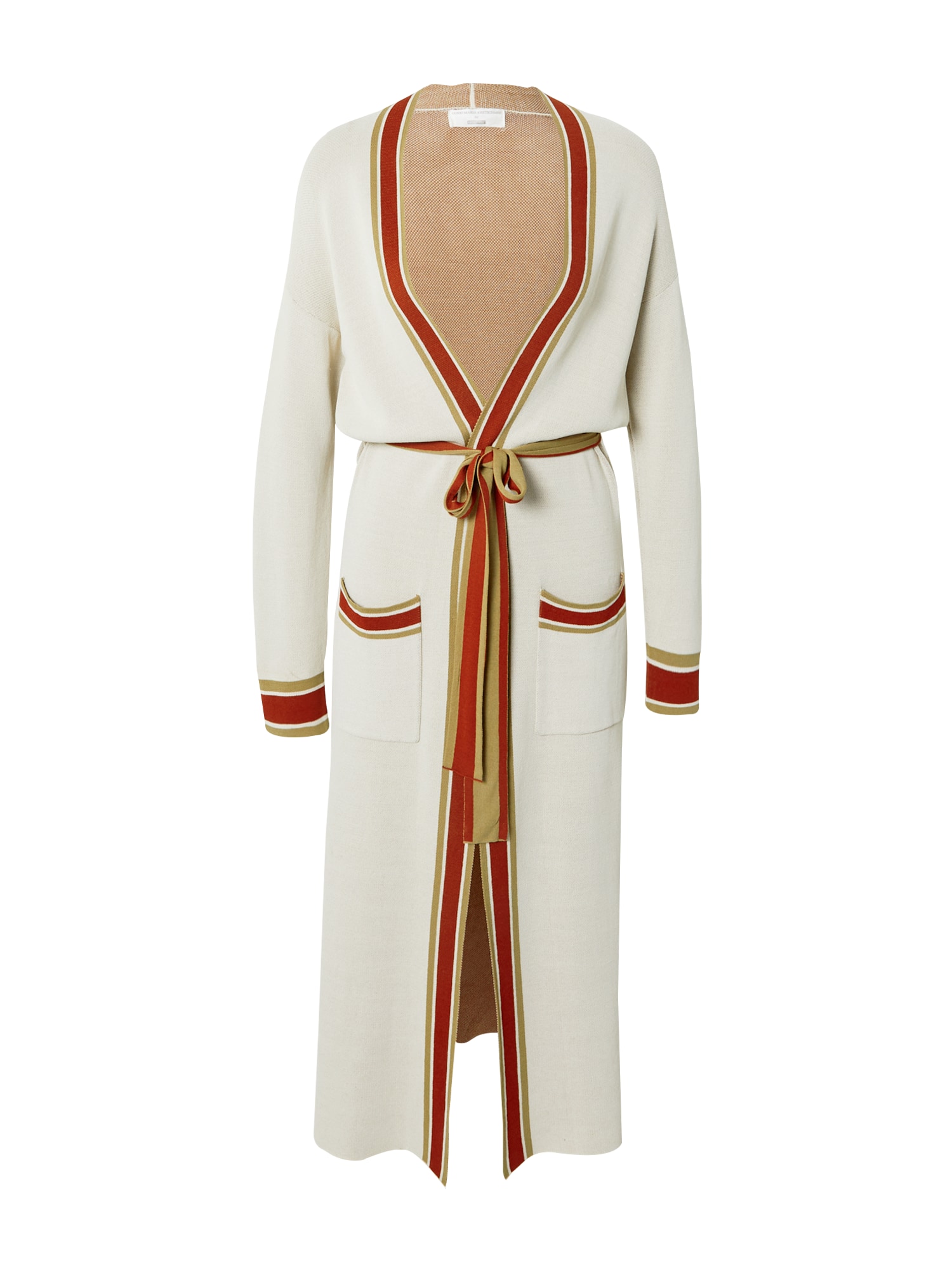 Guido Maria Kretschmer Collection Guido Maria Kretschmer Collection Cardigan 'Lexa' beige / khaki / rot