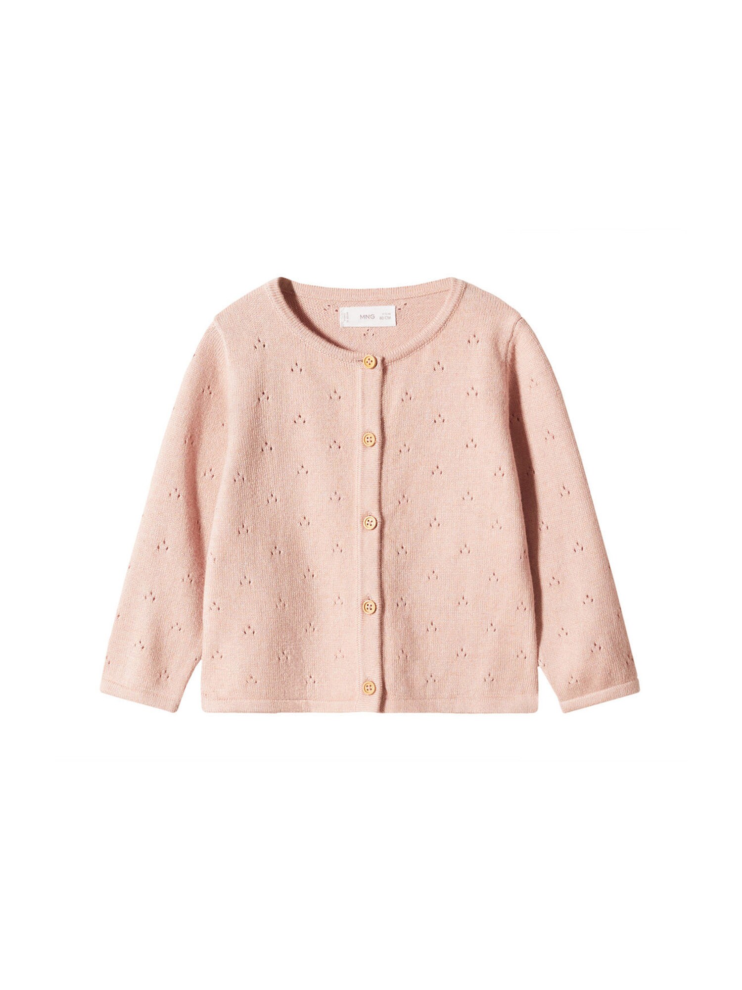 MANGO KIDS Kardigán 'NILA5'  púdrová