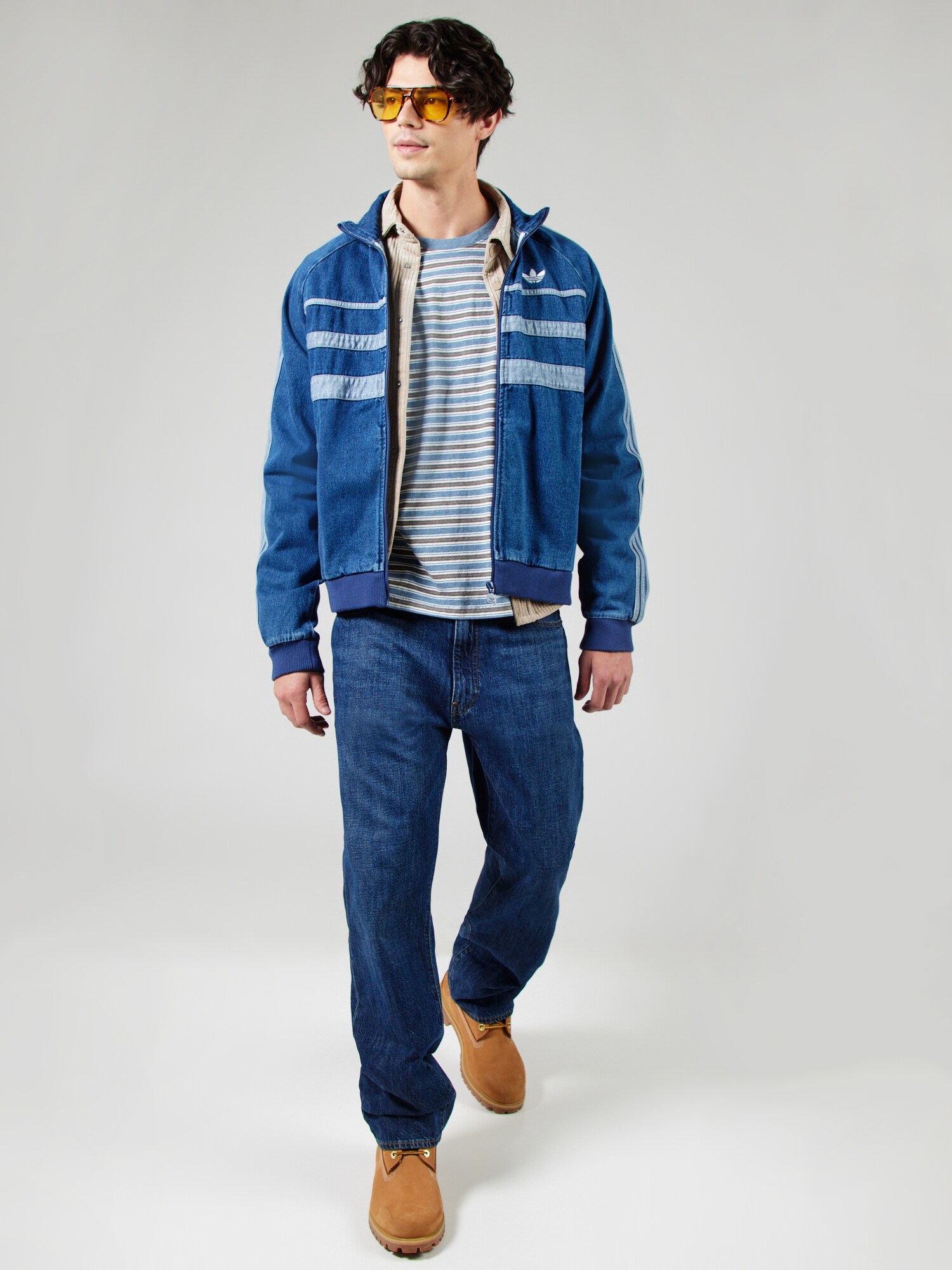 LEVI'S ® Tričko nebesky modrá / biela (obrázok 4)