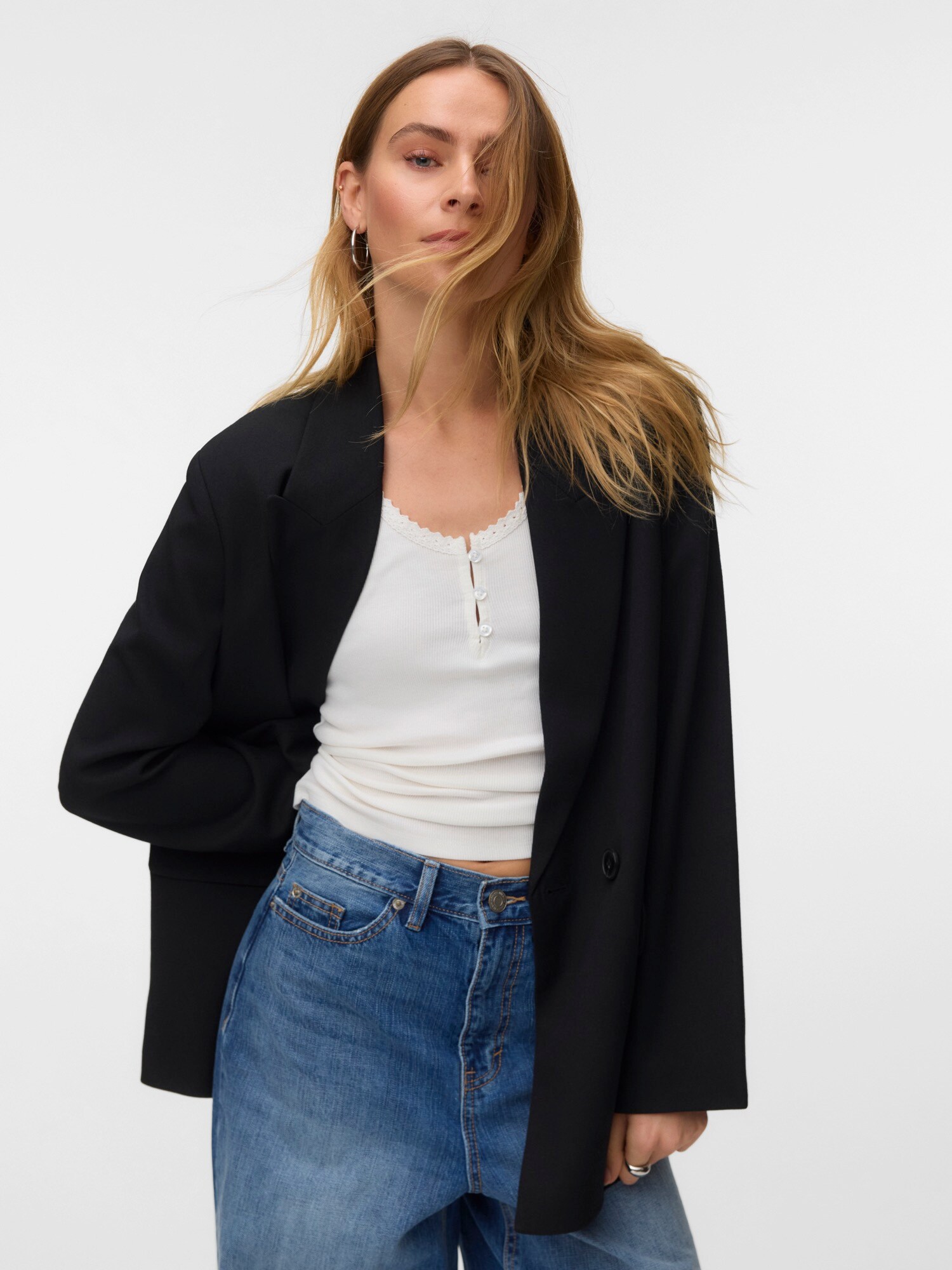 VERO MODA Sacou VMBESTIE negru