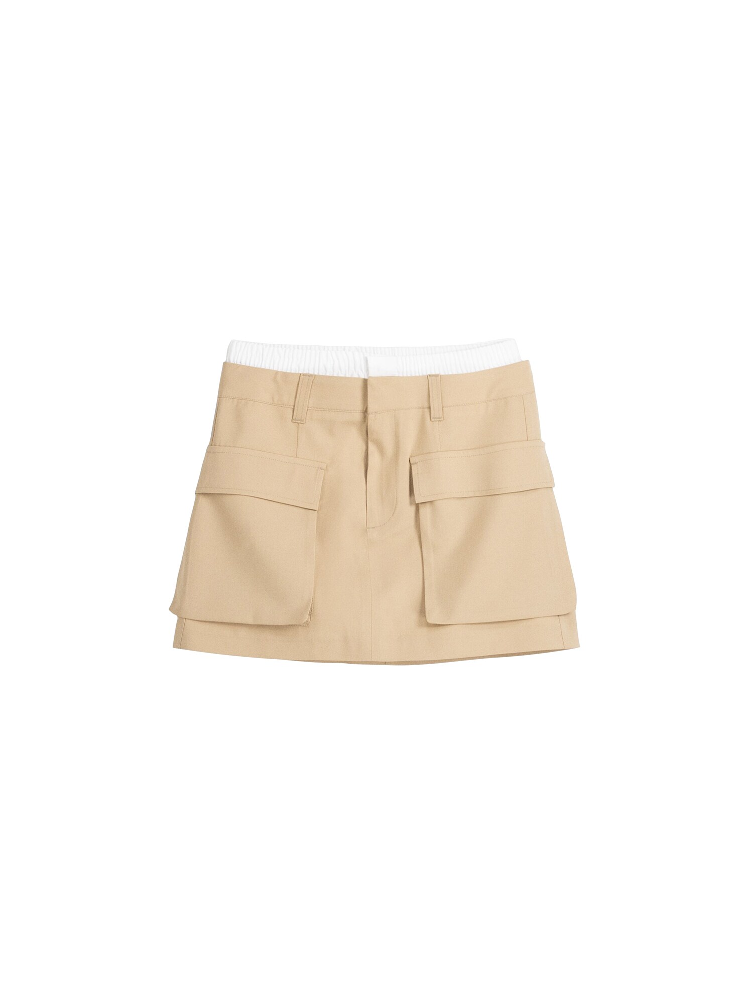 Bershka Sukňa  svetlohnedá