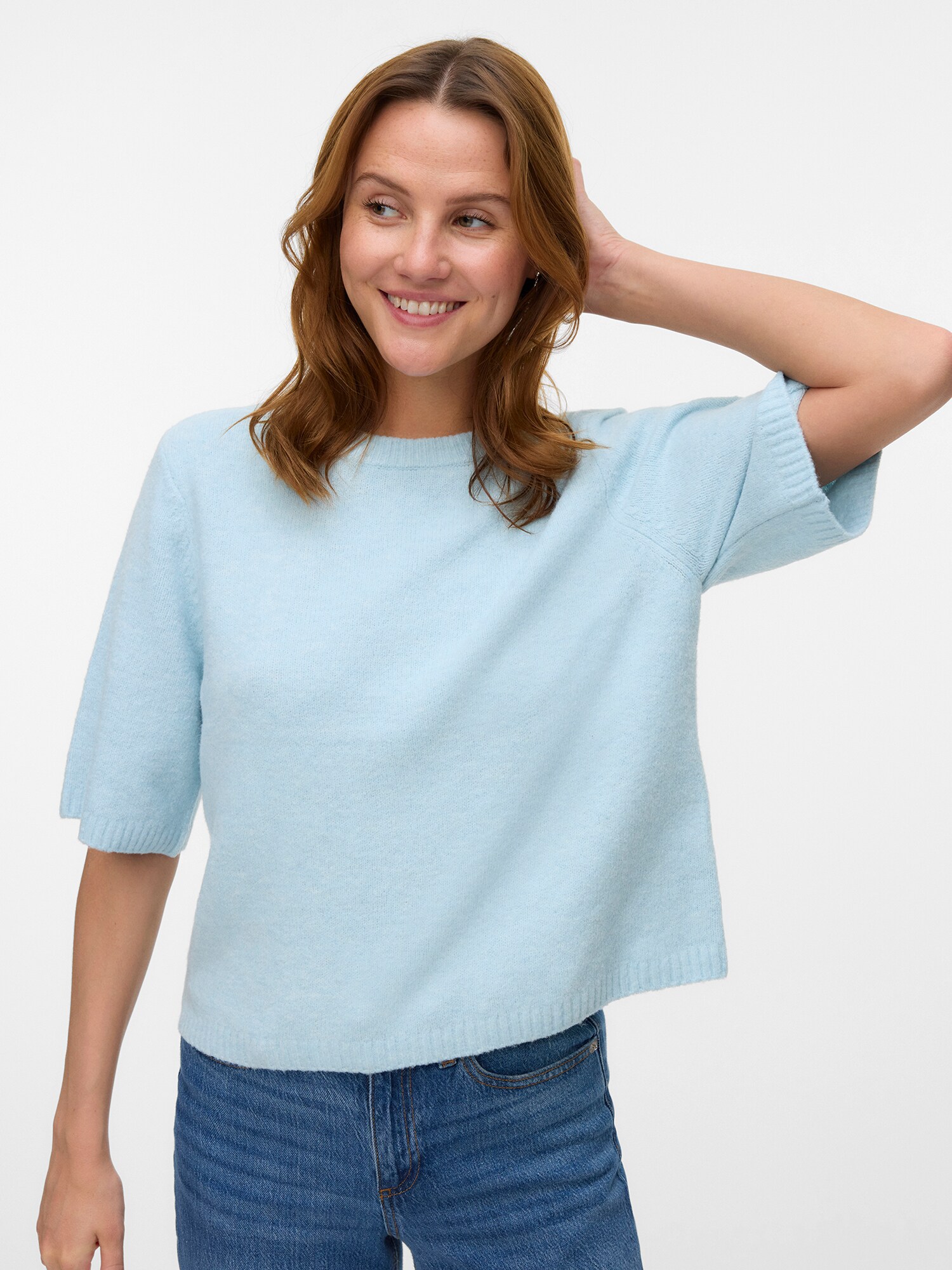 VERO MODA Pulóver 'VMBOOM'  világoskék termék 2. képe
