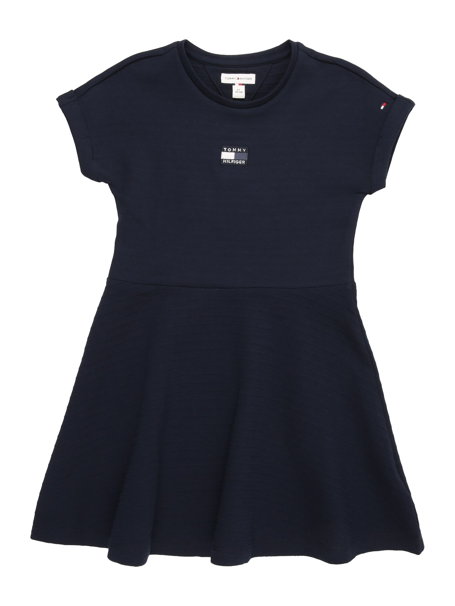 TOMMY HILFIGER Rochie 'Tonal Flag Logo Skater'  bleumarin