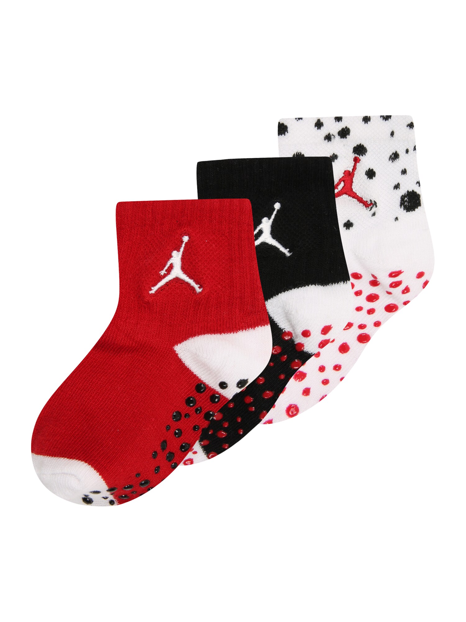 Jordan Șosete  roșu / negru / alb