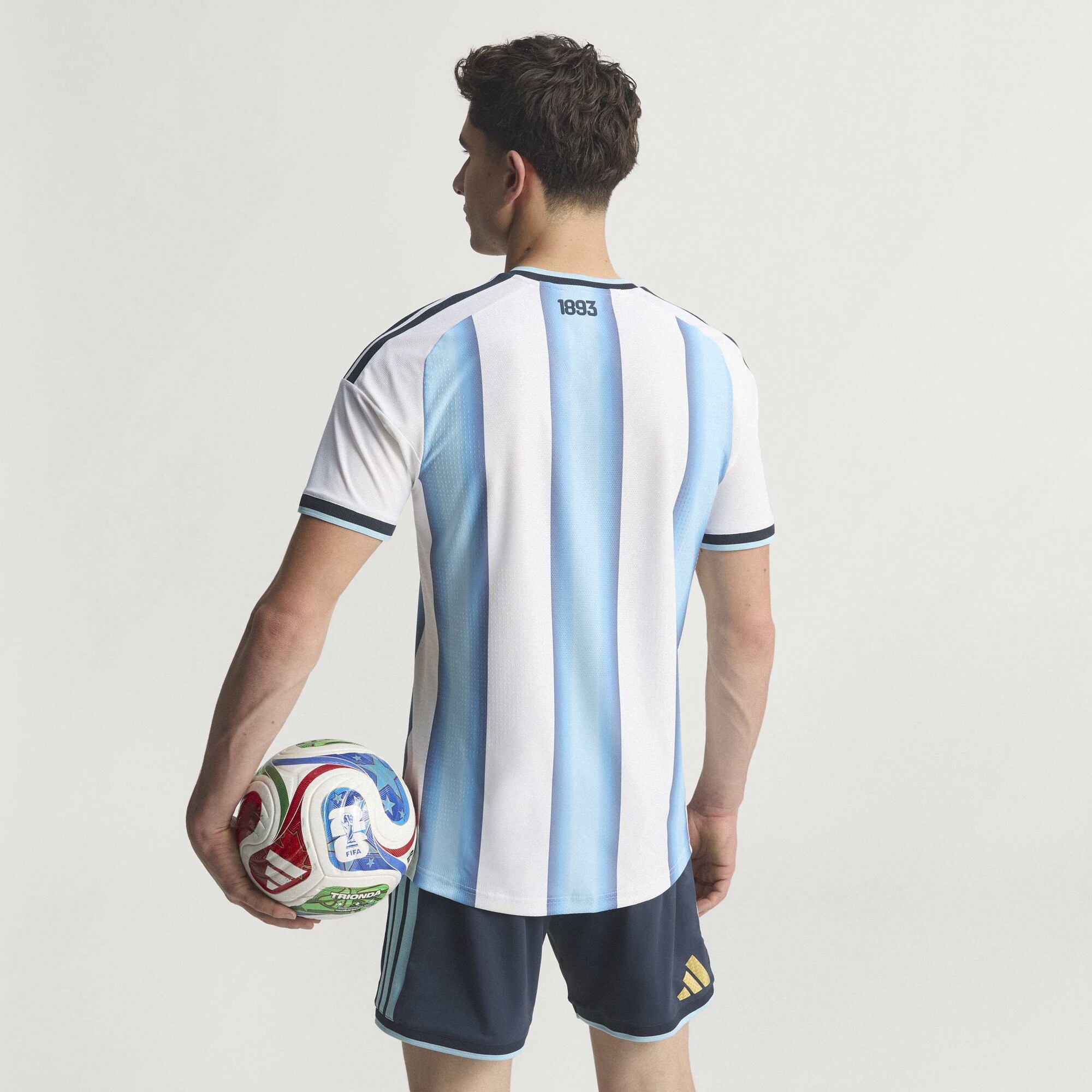 ADIDAS PERFORMANCE Camiseta funcional 'Argentina 26 Home Authentic'  azul cielo / dorado / negro / blanco