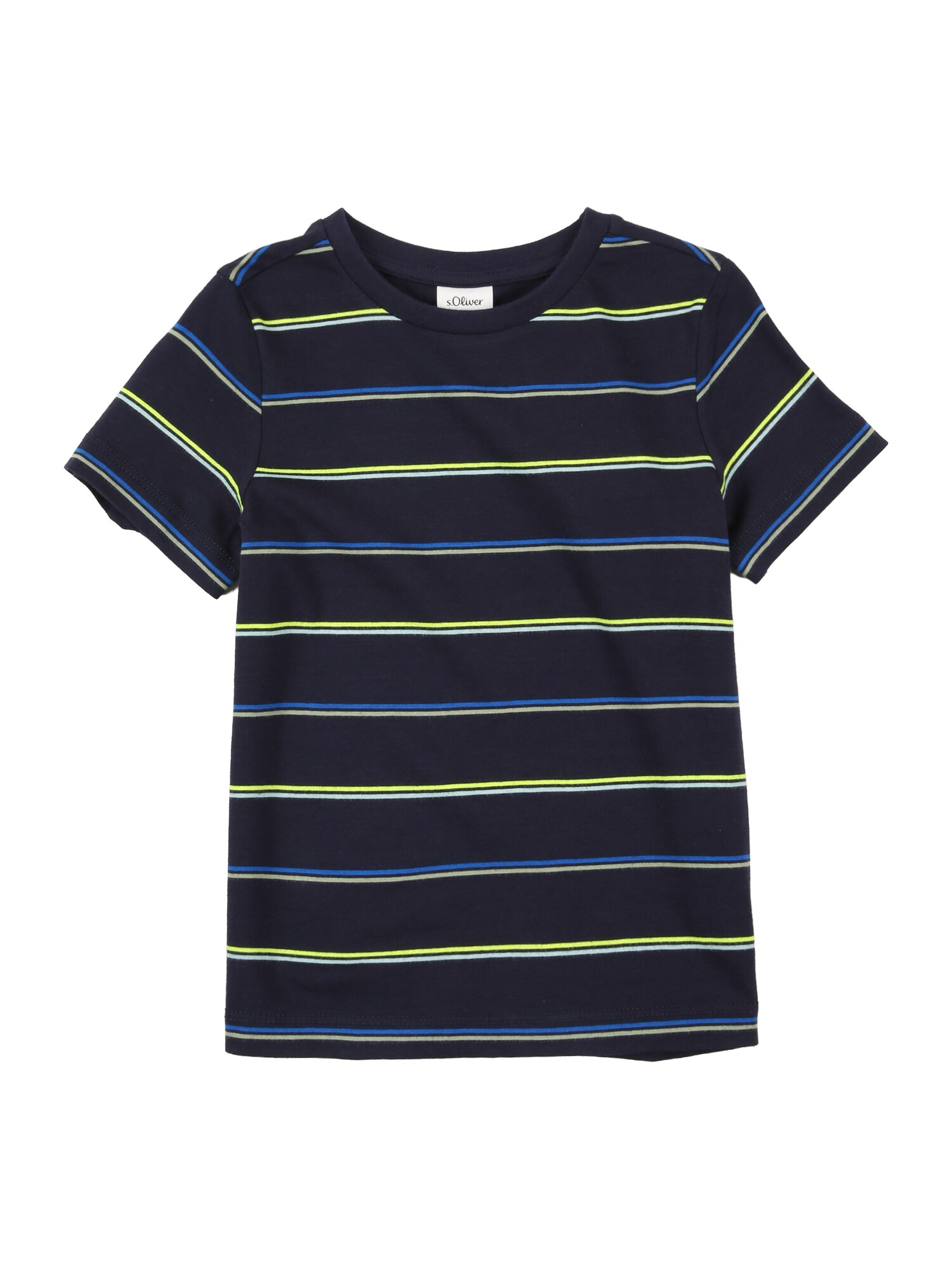 s.Oliver Tricou  albastru / albastru închis / galben / gri