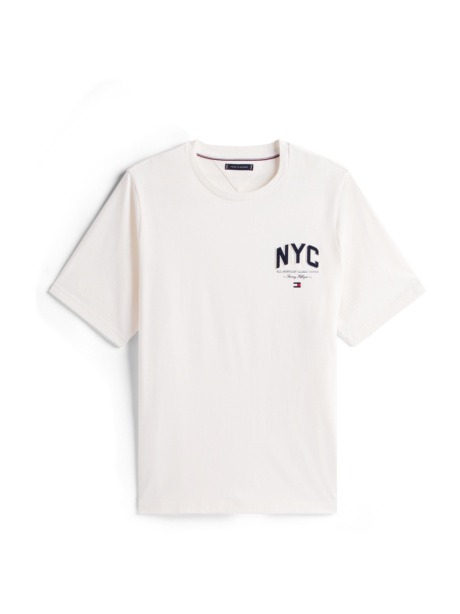 Tommy Hilfiger Big & Tall Póló 'NYC'  krém / fekete akciós termékkép 1