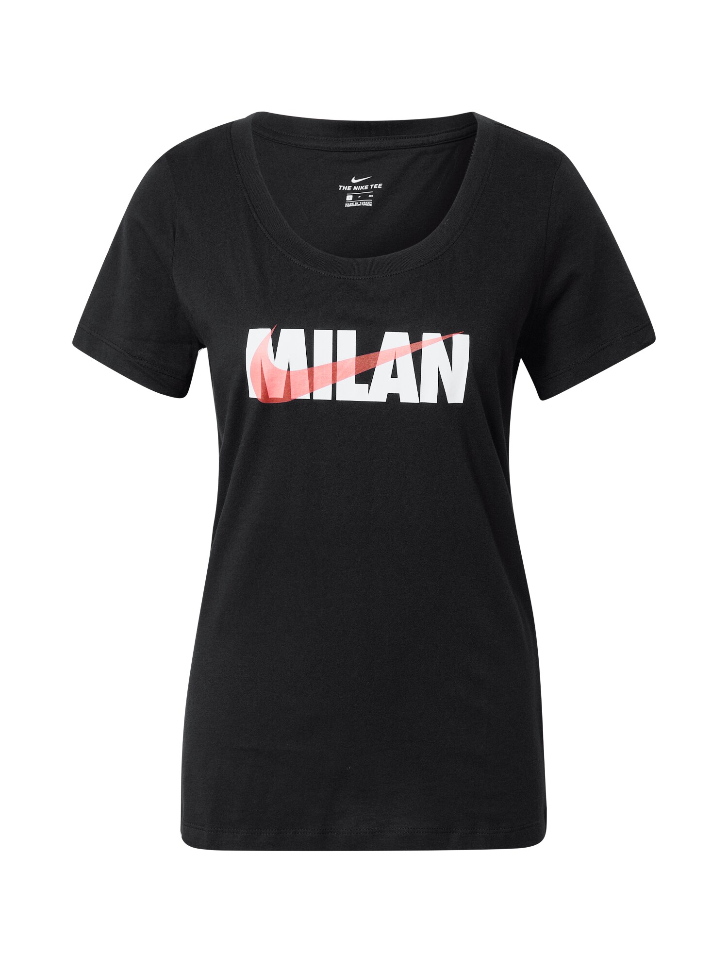 Nike Sportswear Marškinėliai  juoda / balta / lašišų spalva