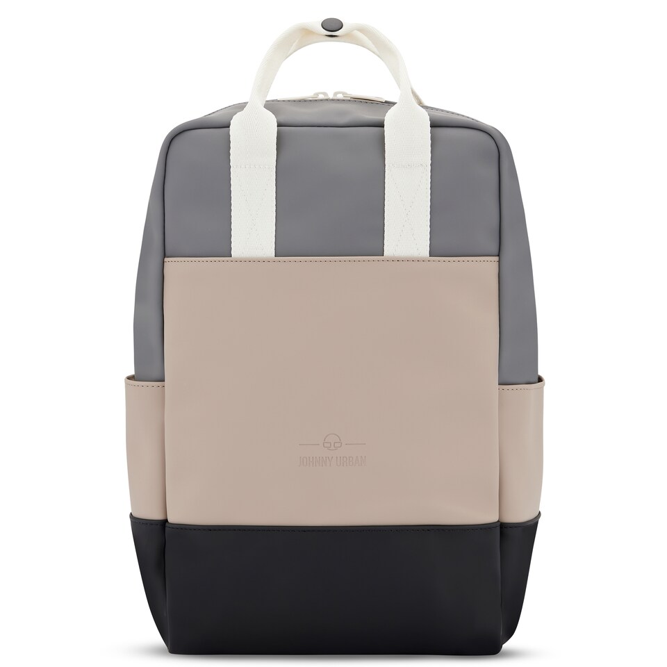 Ryggsäck 'Hailey' beige / grå / svart