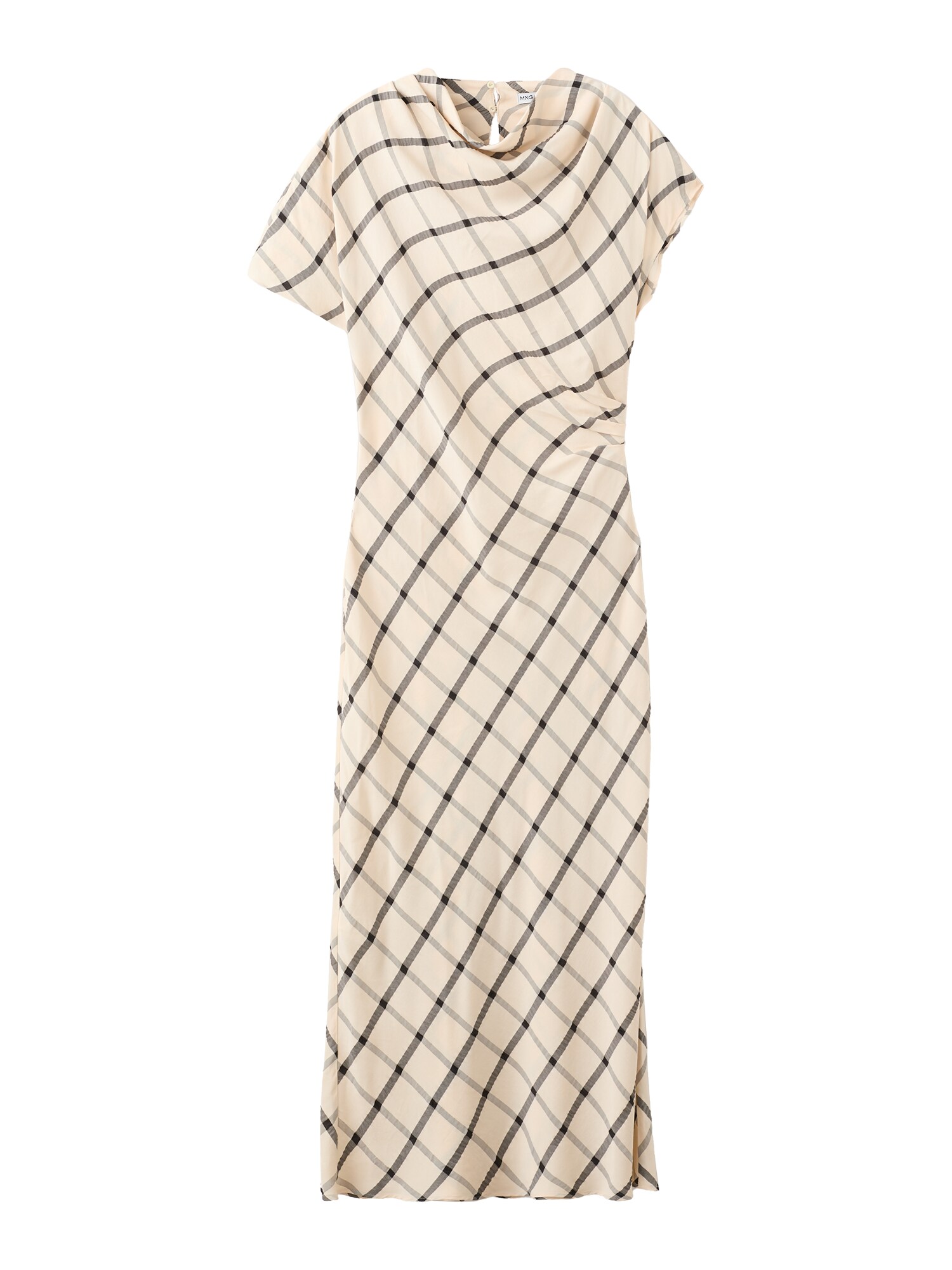 MANGO Rochie 'Kenny'  ecru / negru