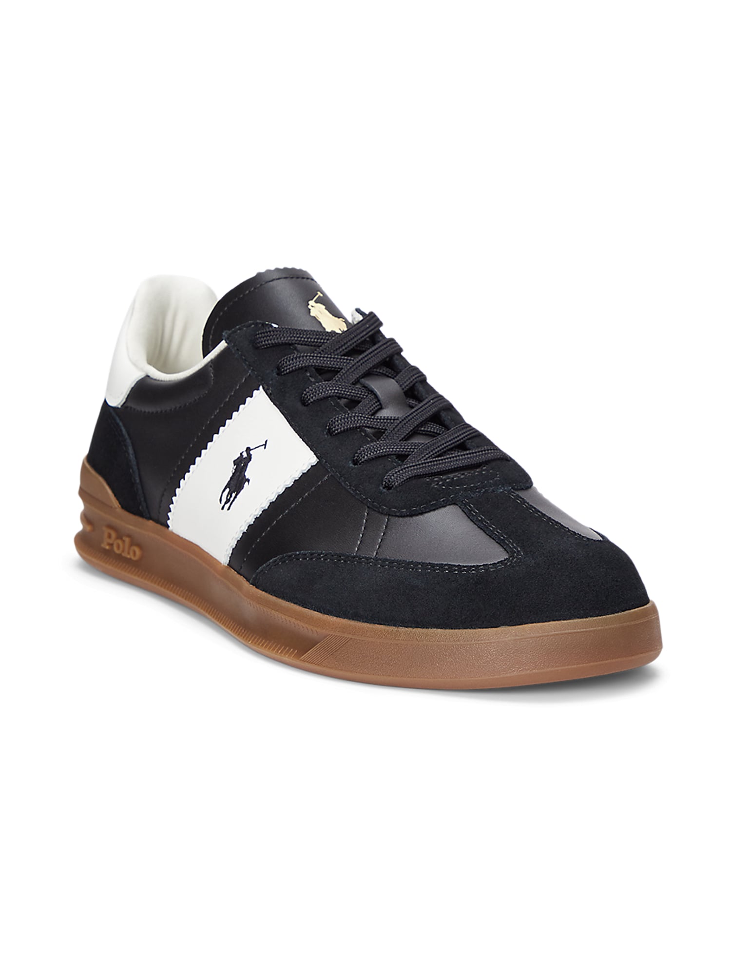 Polo Ralph Lauren Sneaker low HRT AERA  negru / alb