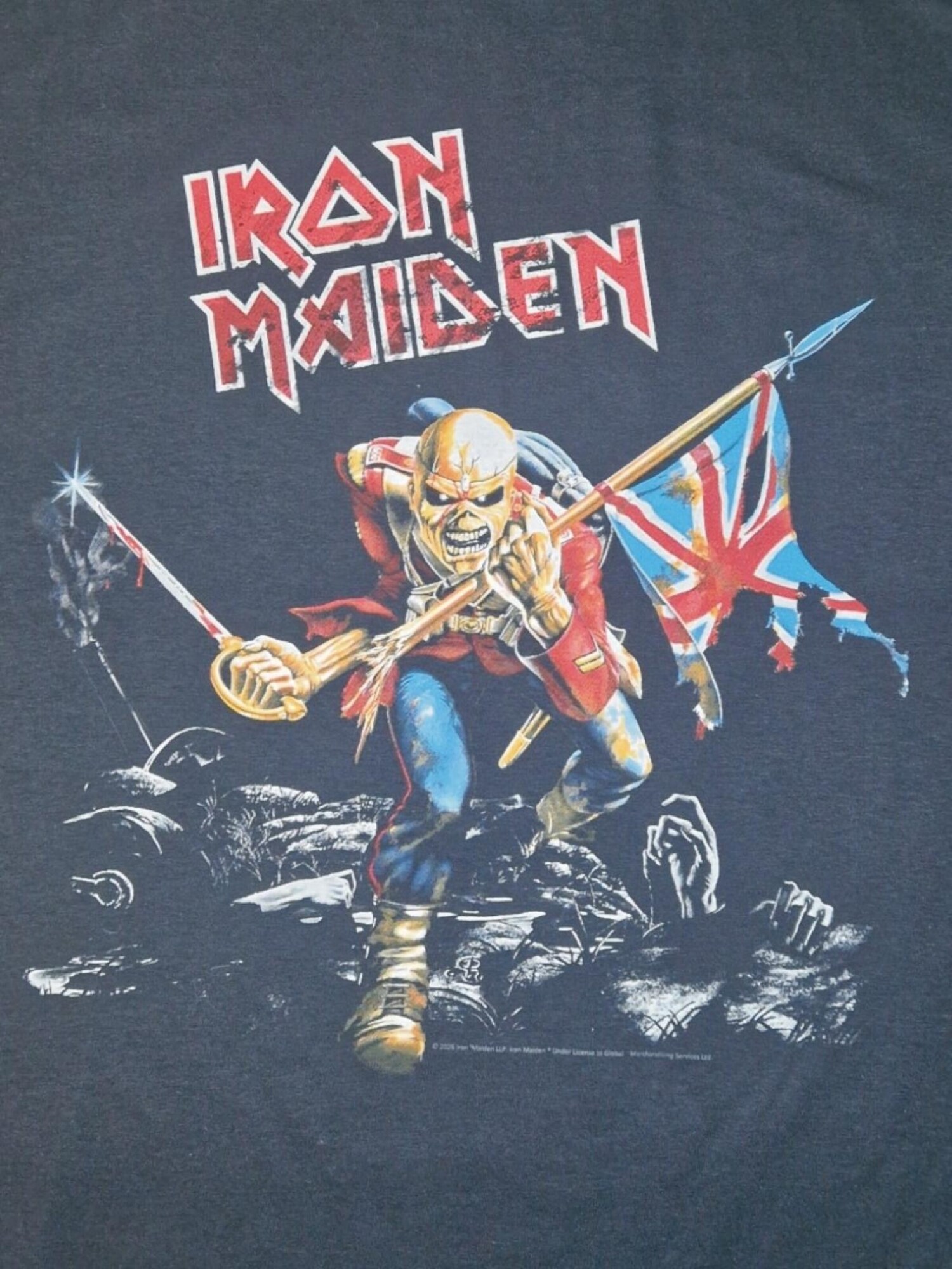Iron Maiden Camiseta 'Iron Maiden Trooper single cover T-Shirt'  negro – imagen 4