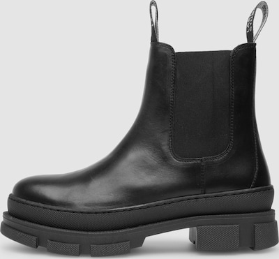 Gerdine Black Leather Boots