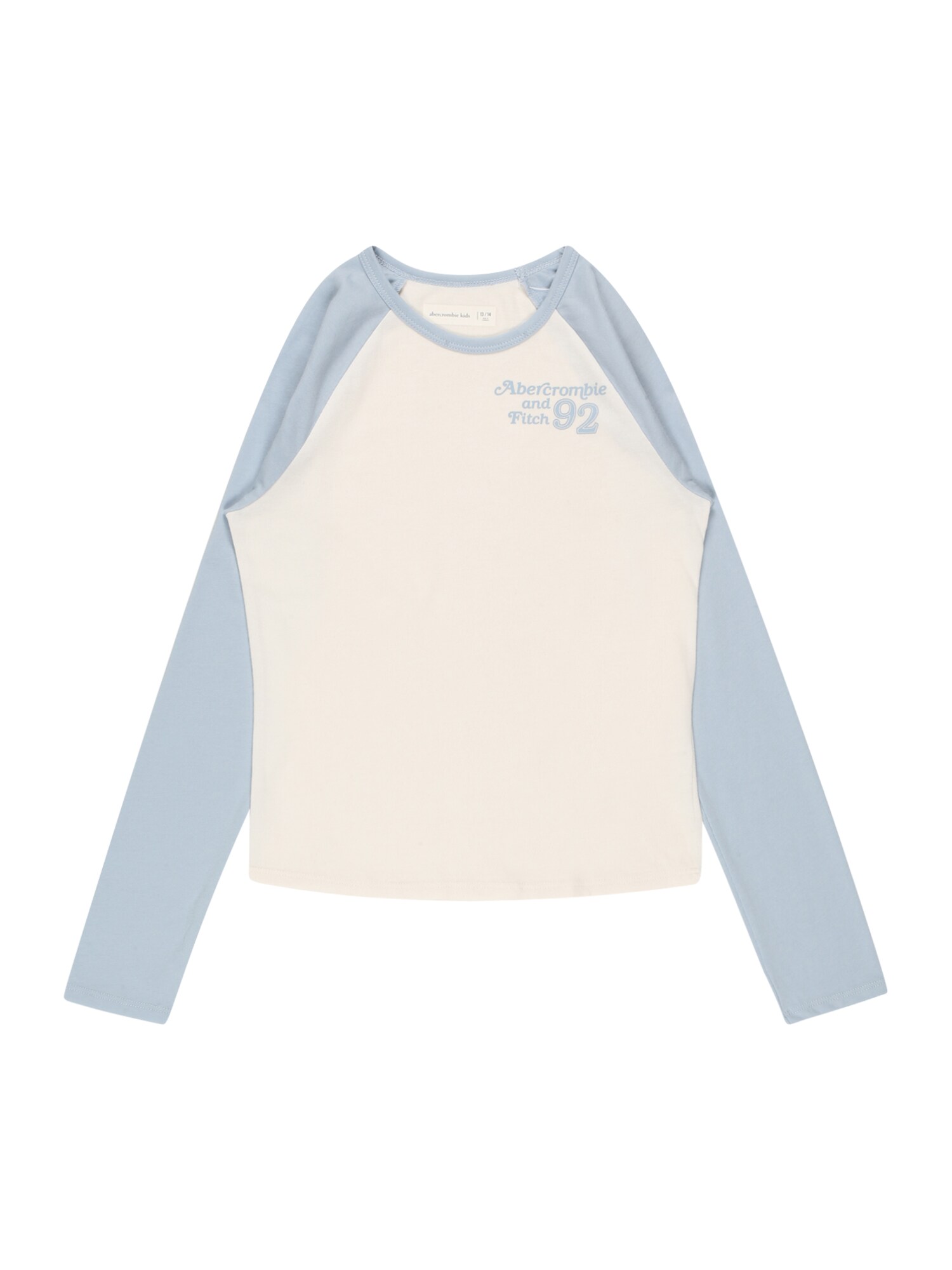 Abercrombie & Fitch T-Krekls krēmkrāsas / debeszils
