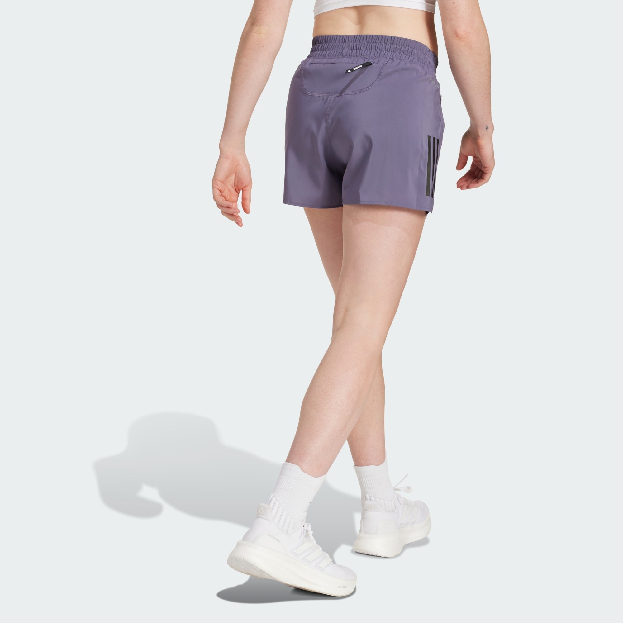 ADIDAS PERFORMANCE Športové nohavice 'Own The Run' tmavofialová / čierna (obrázok 3)