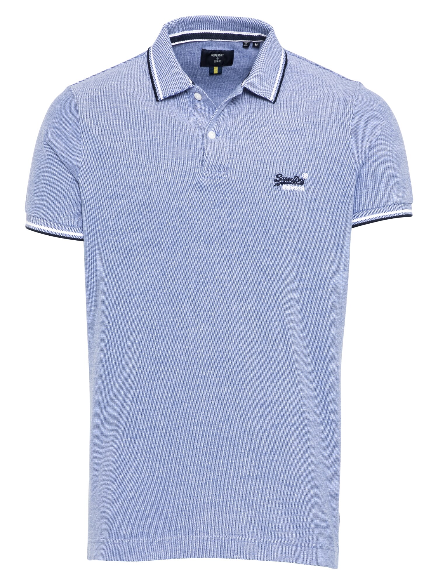 Superdry Marškinėliai  šviesiai mėlyna / tamsiai mėlyna / balta