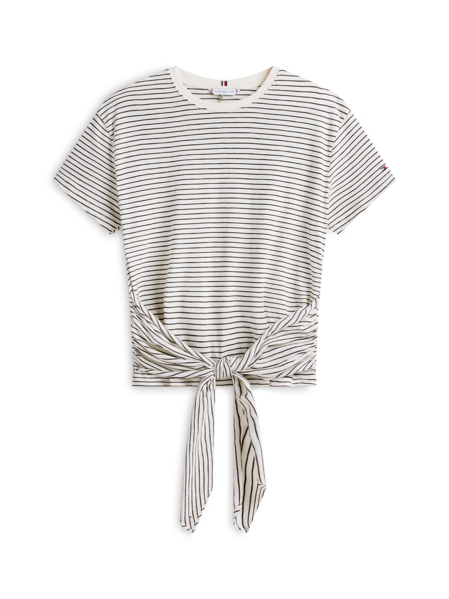 TOMMY HILFIGER Camiseta negro / blanco natural