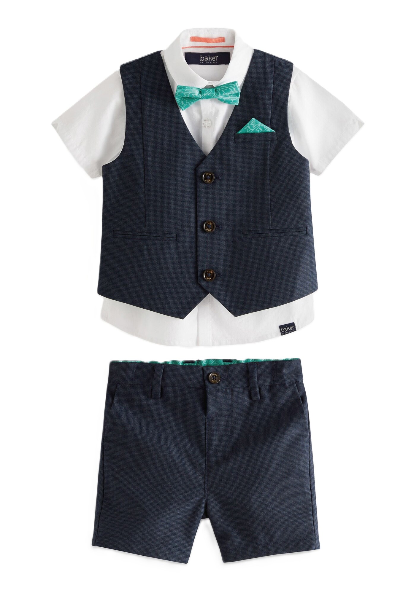 Baker by Ted Baker Set  albastru marin / turcoaz / alb