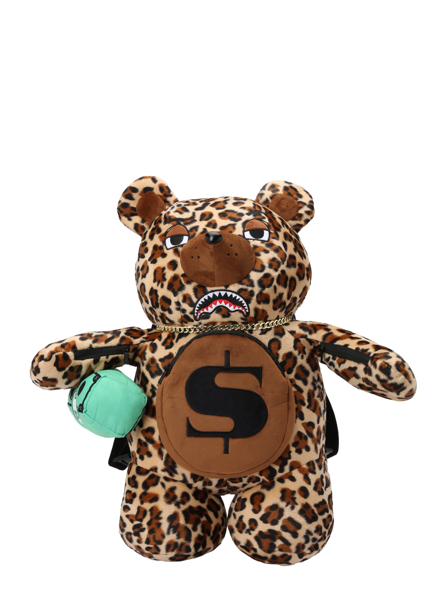 Sprayground Mochila 'MONEY BEAR'  beige / marrón / menta / negro