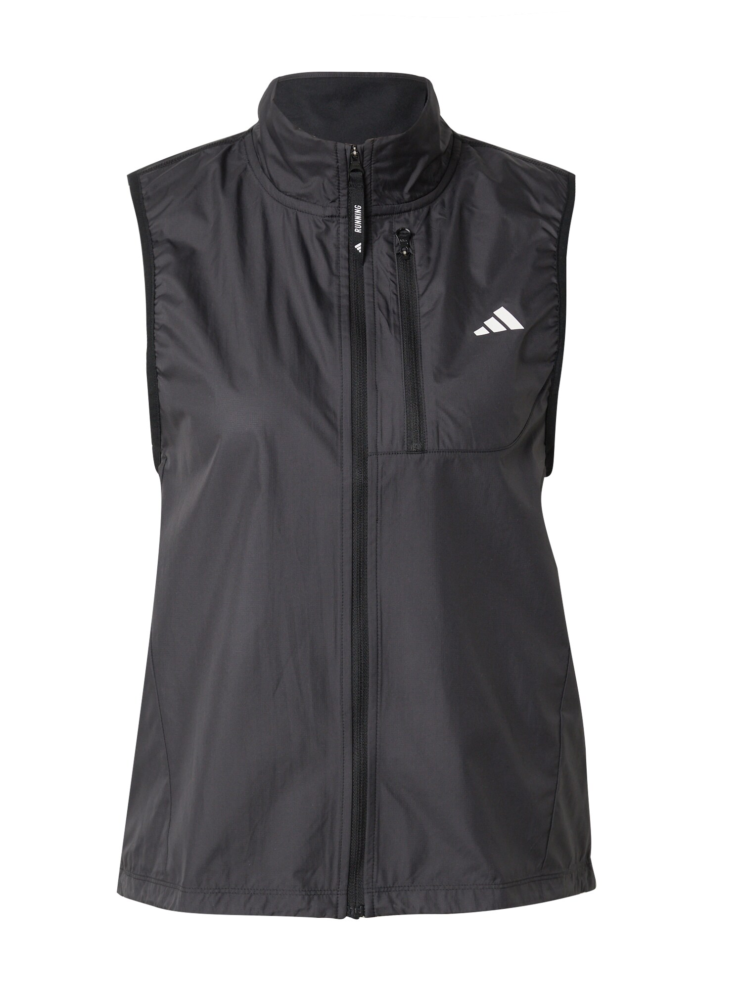 ADIDAS PERFORMANCE Sportmellény 'Own the Run'  fekete / fehér akciós termékkép 1
