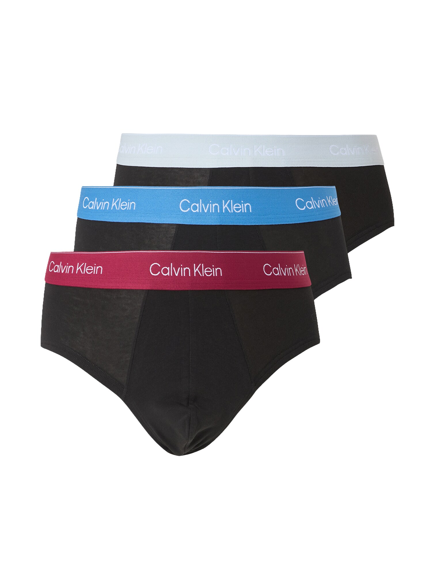 Calvin Klein Nohavičky  svetlomodrá / svetlosivá / jasne červená / čierna