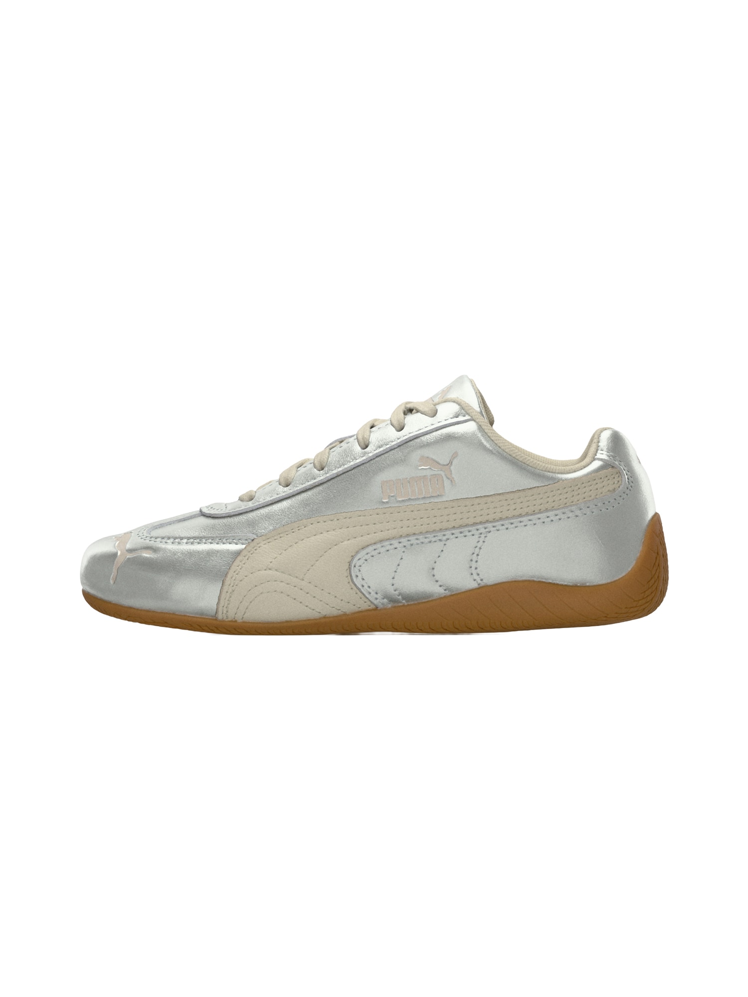 PUMA Sneaker low 'Speedcat'  argintiu / alb natural