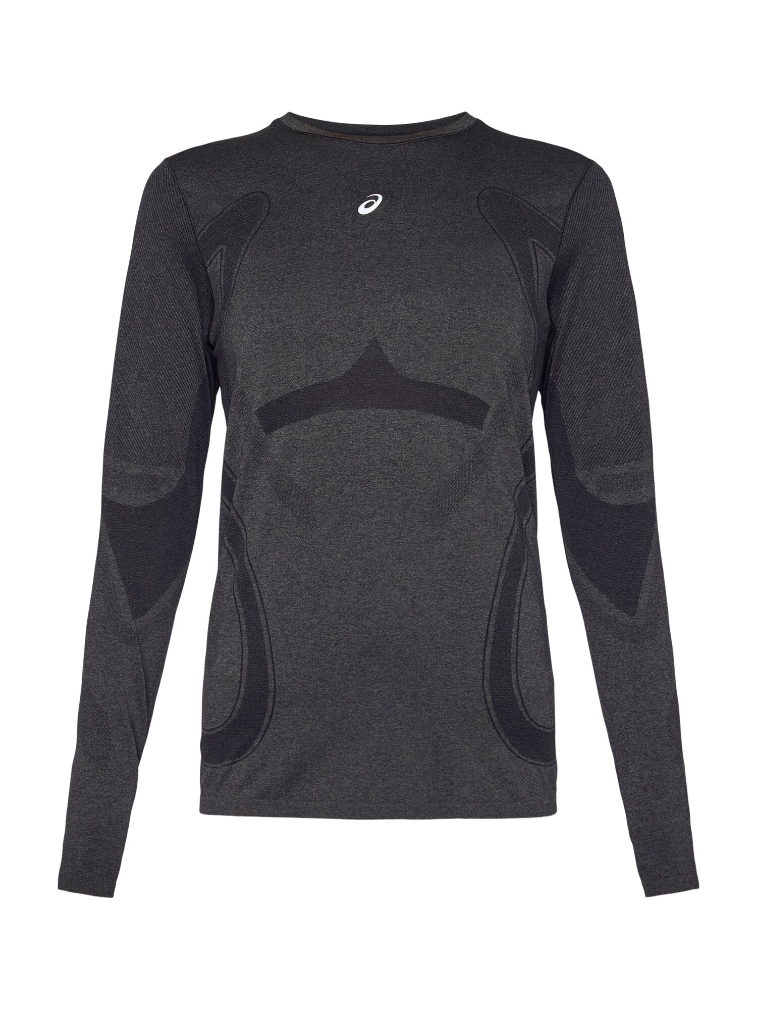 ASICS Tricou funcțional ROAD  gri metalic / negru / alb