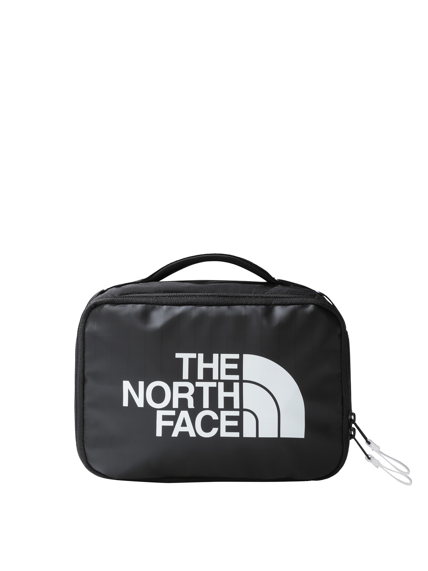 THE NORTH FACE Тоалетна чанта  черно / бяло