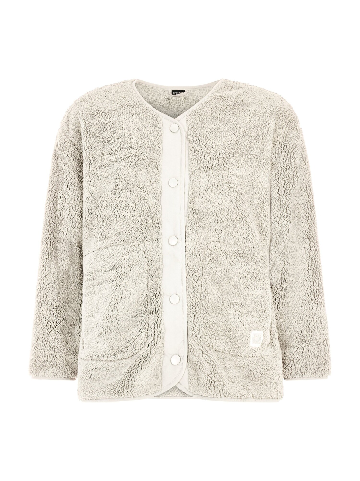 Protest Fleece Jas 'PRTEdith' Offwhite