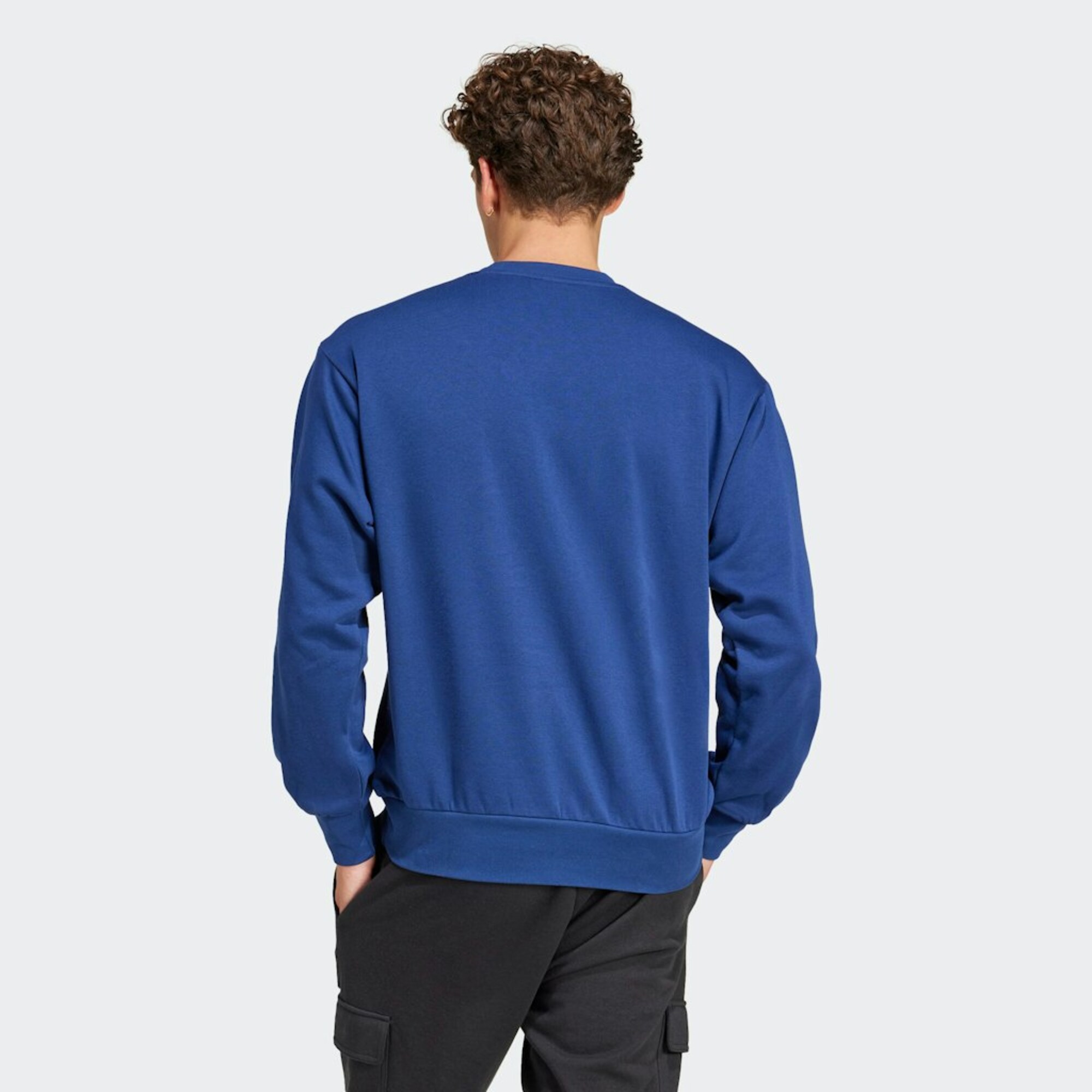 ADIDAS SPORTSWEAR Mikina 'Essentials Feelcozy' tmavomodrá / biela (obrázok 5)